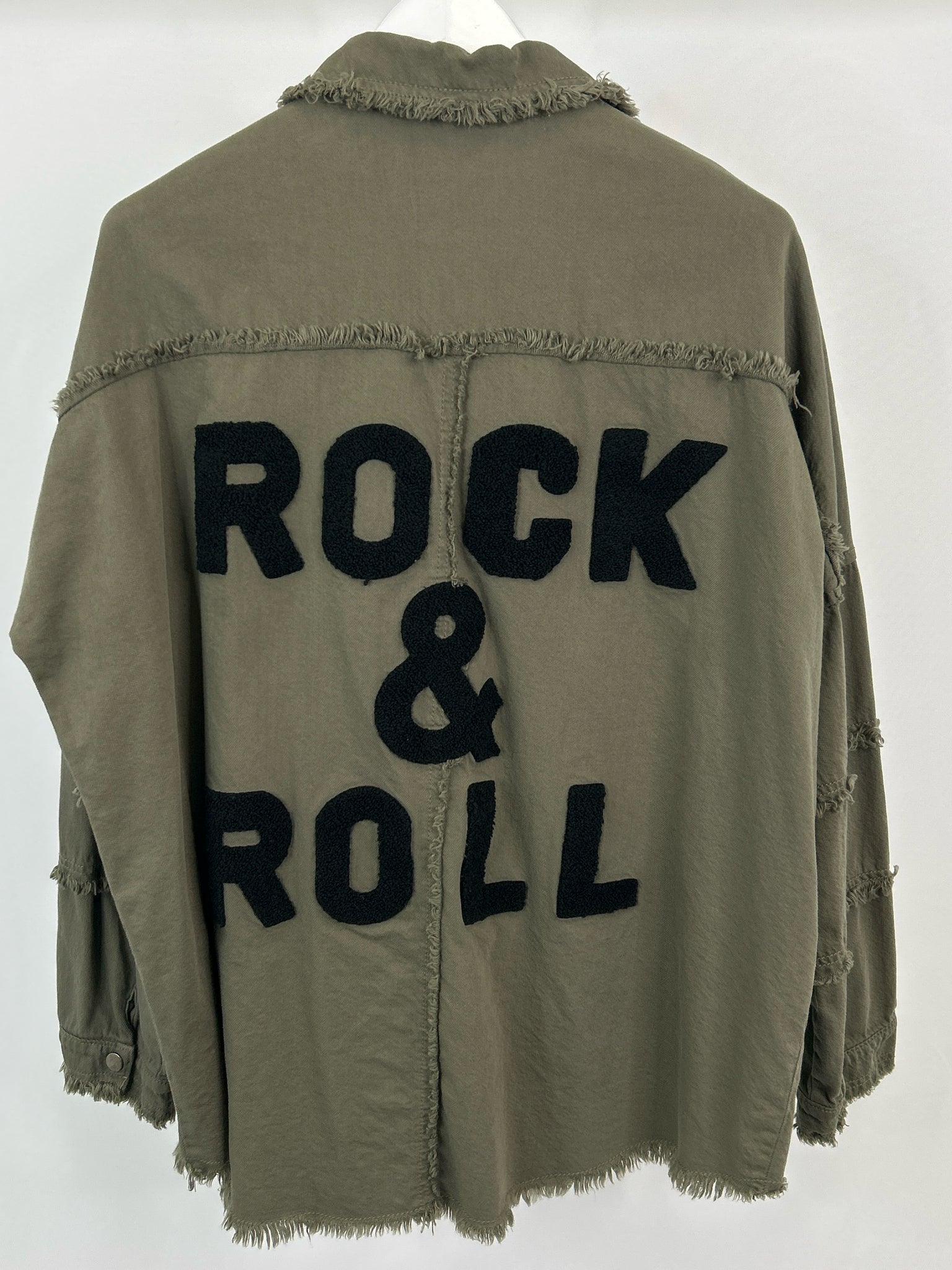 ELAN Size L OLIVE GREEN Women Jacket