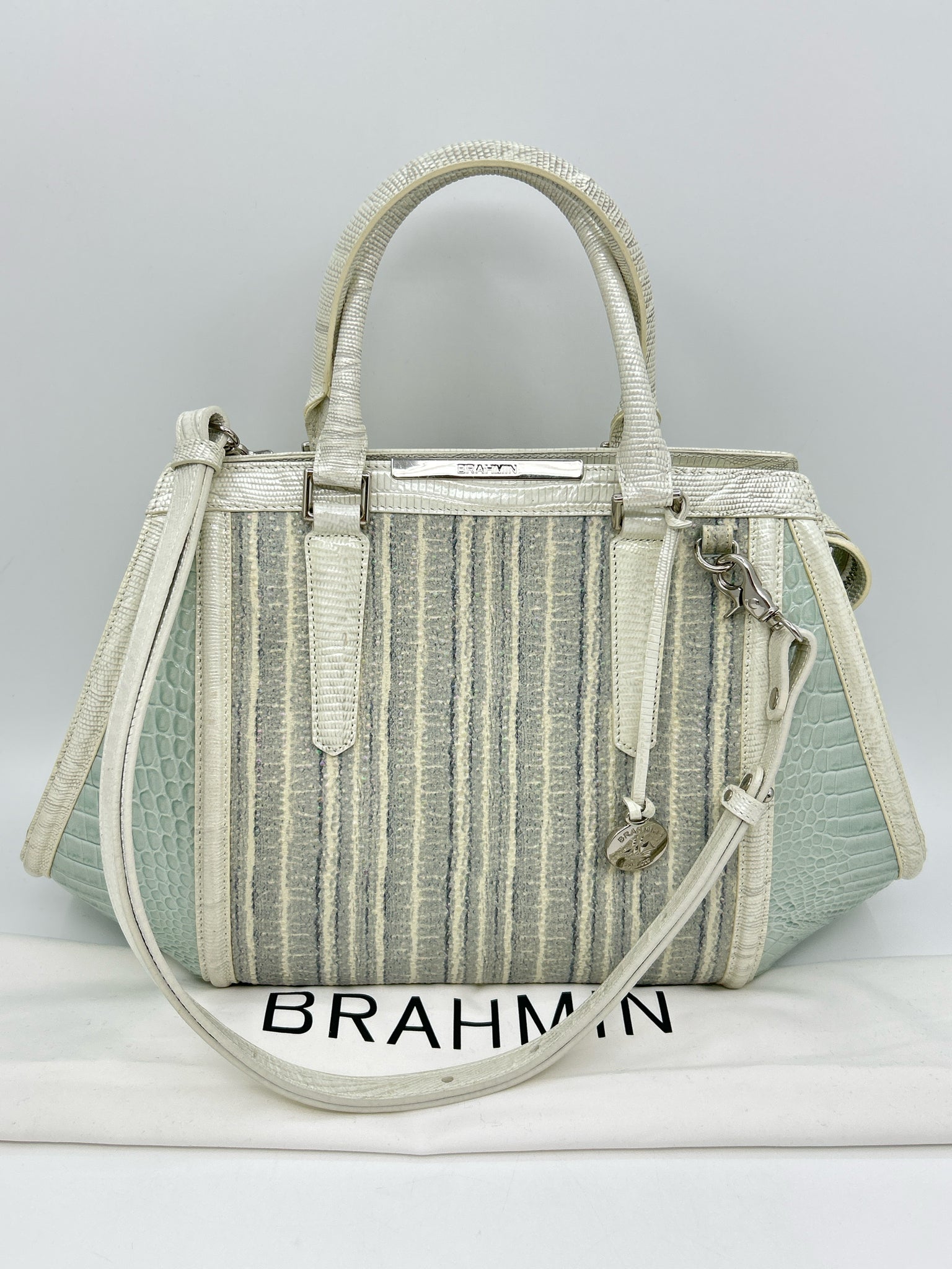 BRAHMIN light blue Women Purse