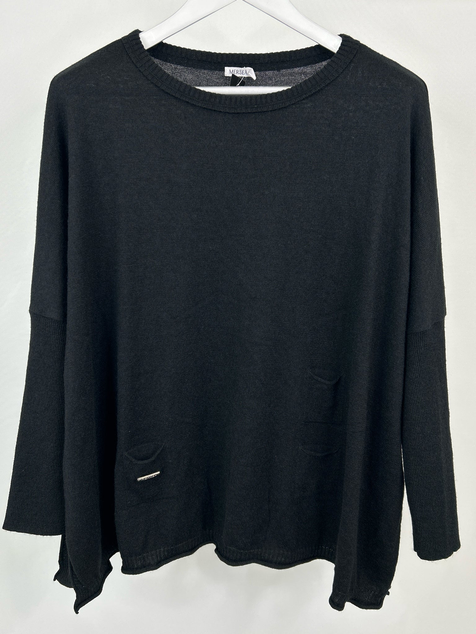 MERSEA One Size Black Women Sweater