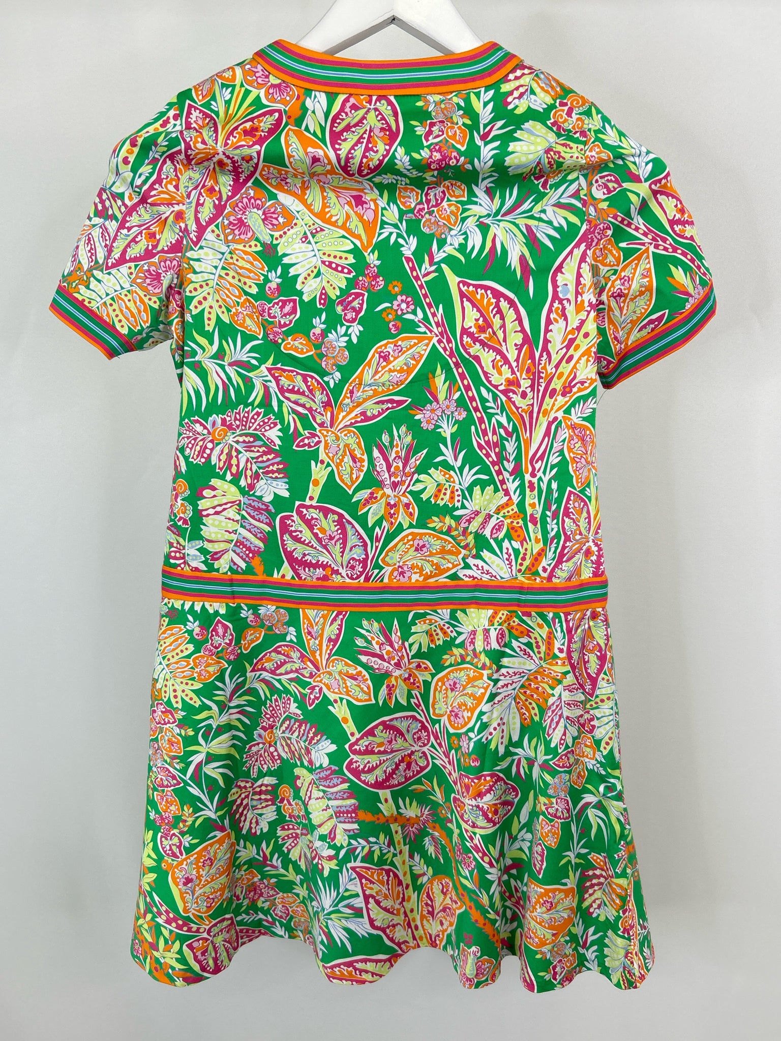 GRETCHEN SCOTT Size XXS Green Print Women Dress