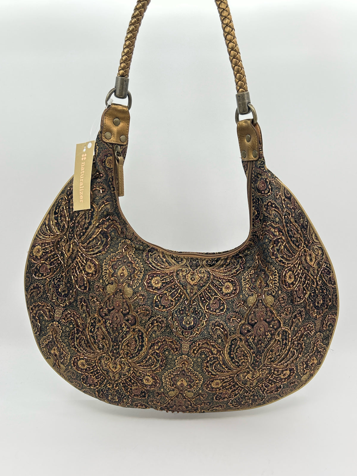 NATURALIZER NWT BRONZE PRINT Women Purse