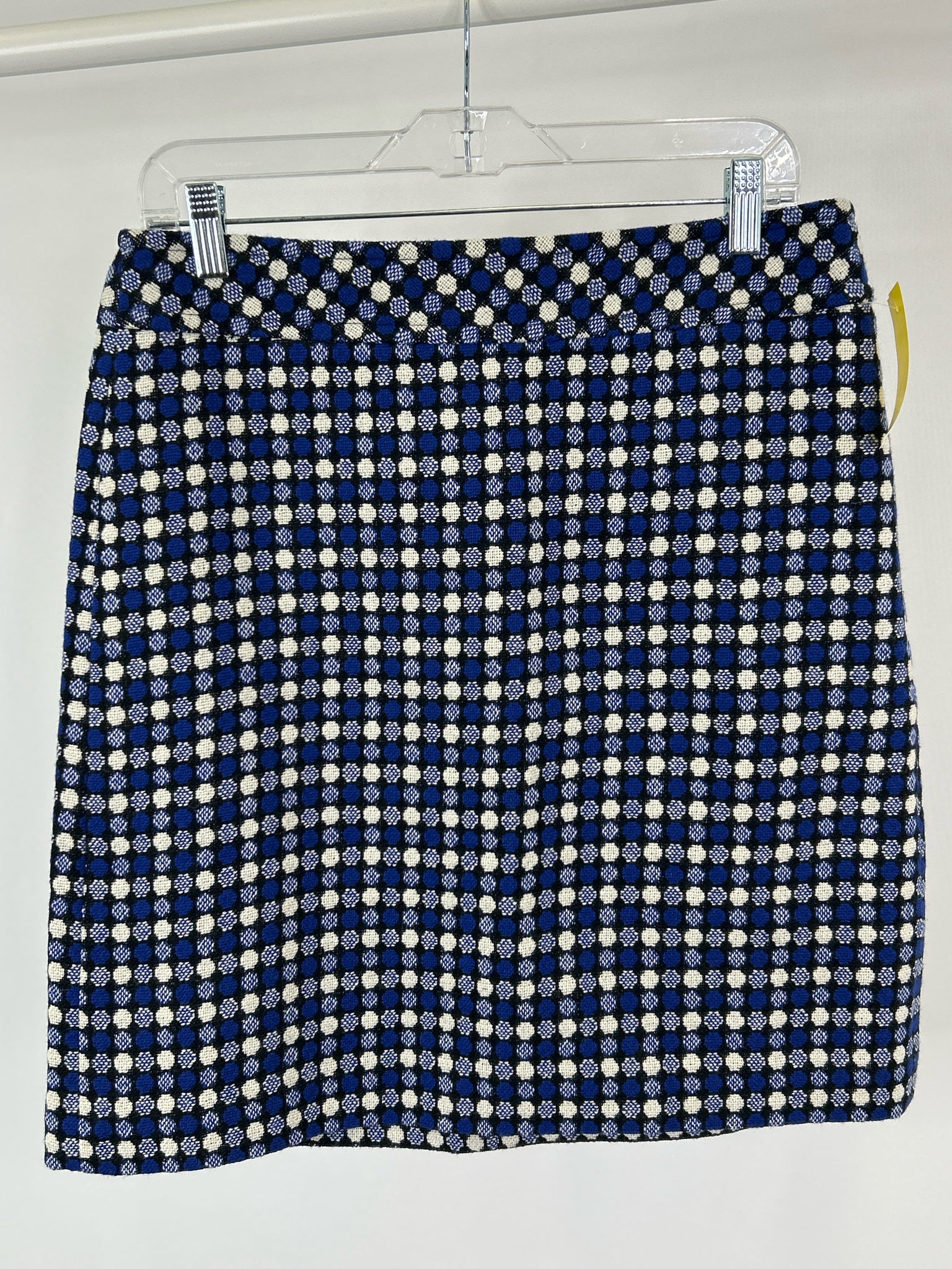 TALBOTS Size 8 Blue Print Women Skirt