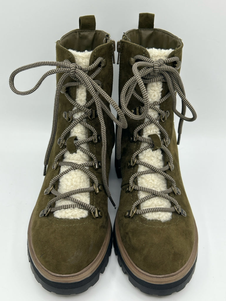 ESPRIT Women Size 9.5M OLive Green Boots