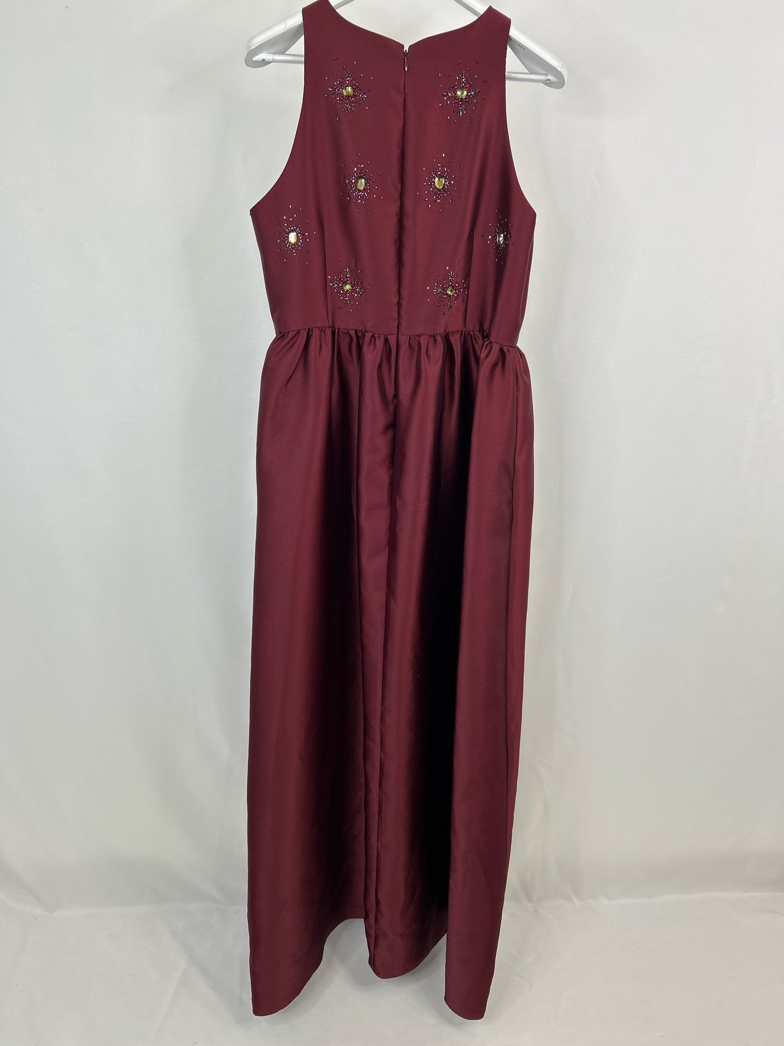 ADRIANNA PAPELL Size 16 Burgundy Women Dress NWT