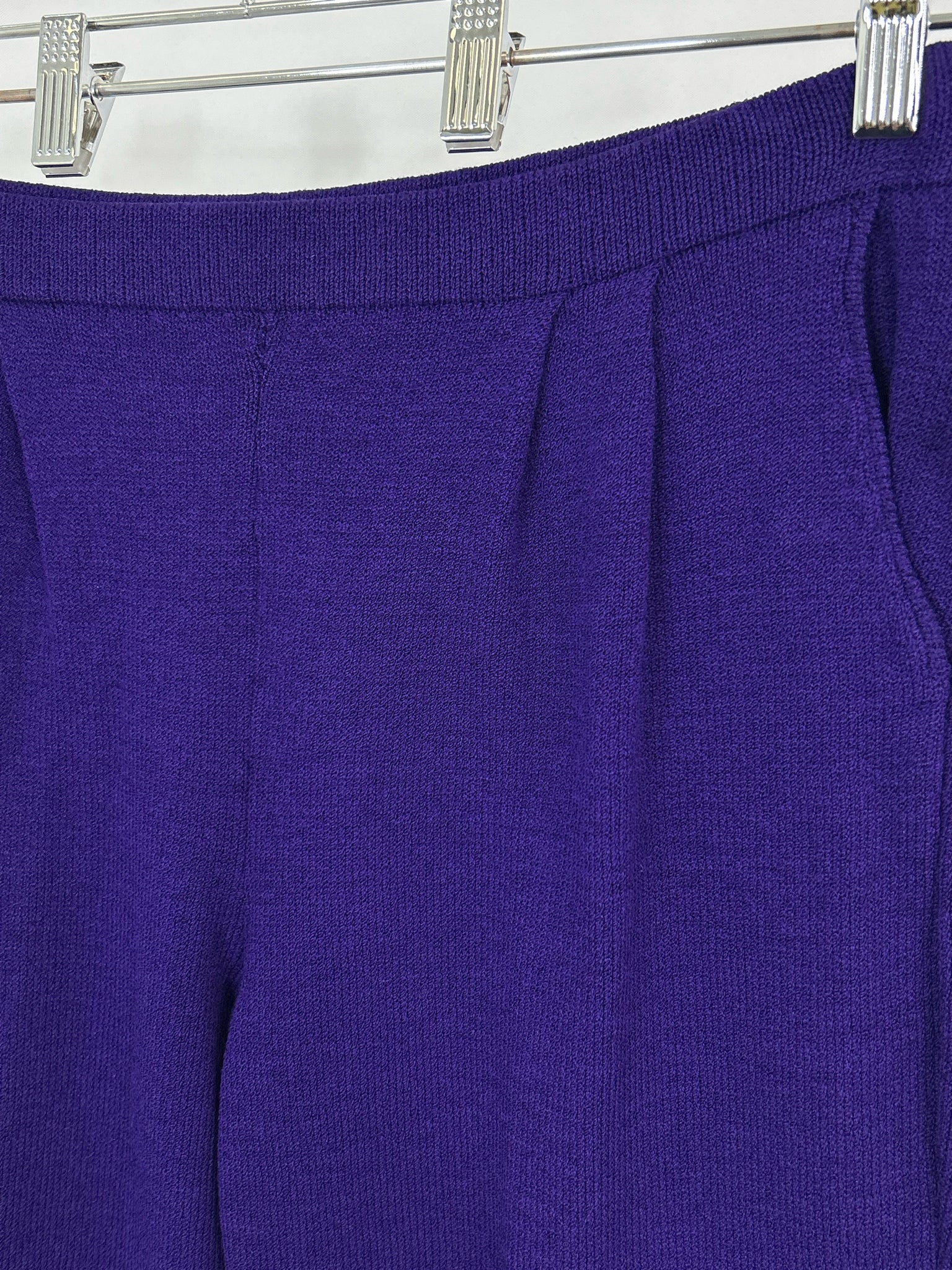 ST JOHN COLLECTION Size 8 Purple Women Pants