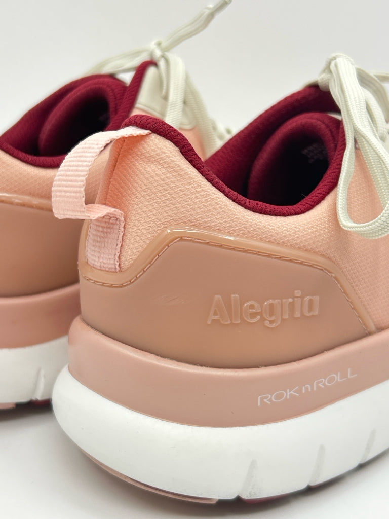 ALEGRIA Size 7 Pink Sneakers