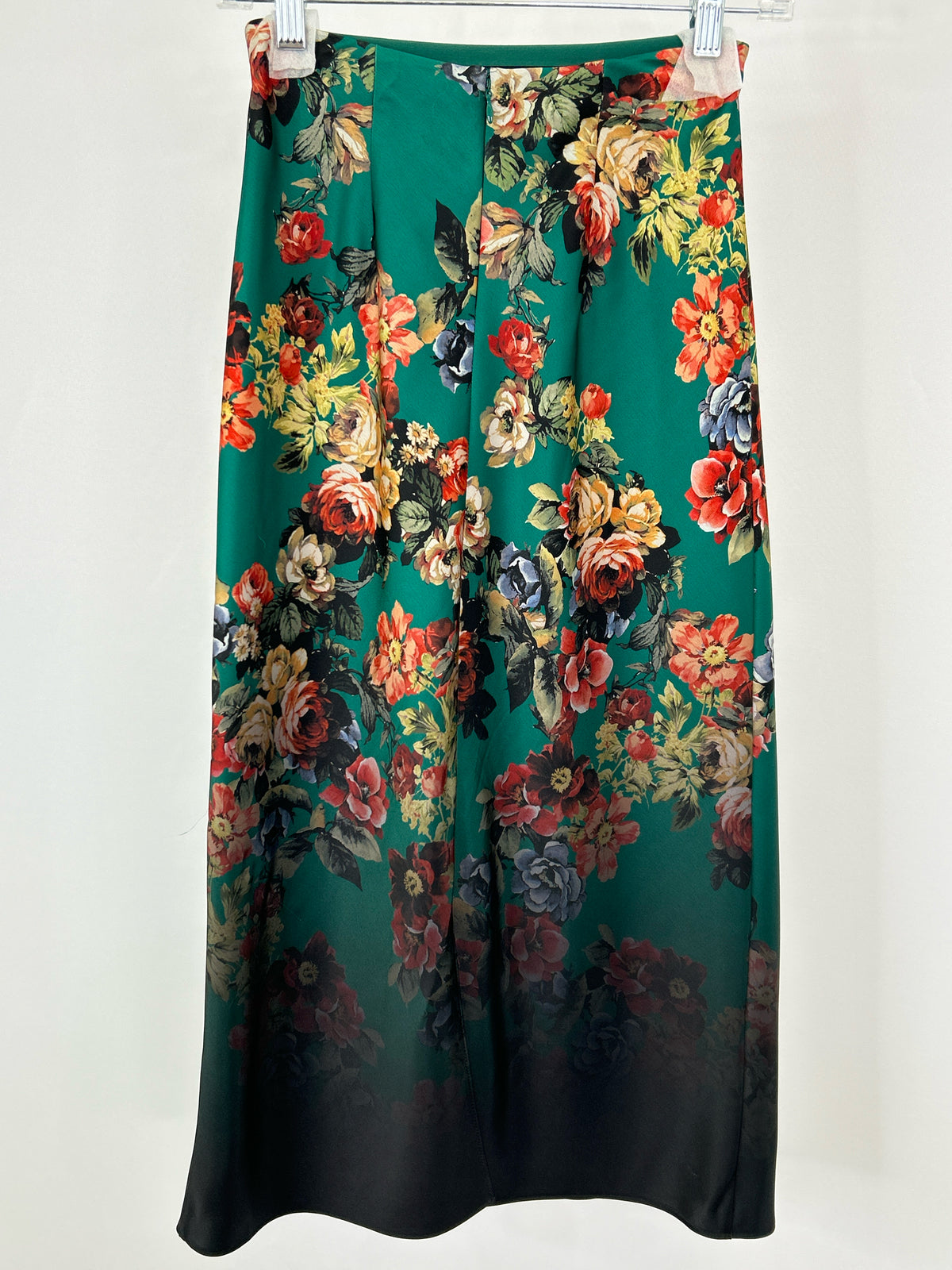 ALICE + OLIVIA Size 0 TEAL FLORAL Women Skirt