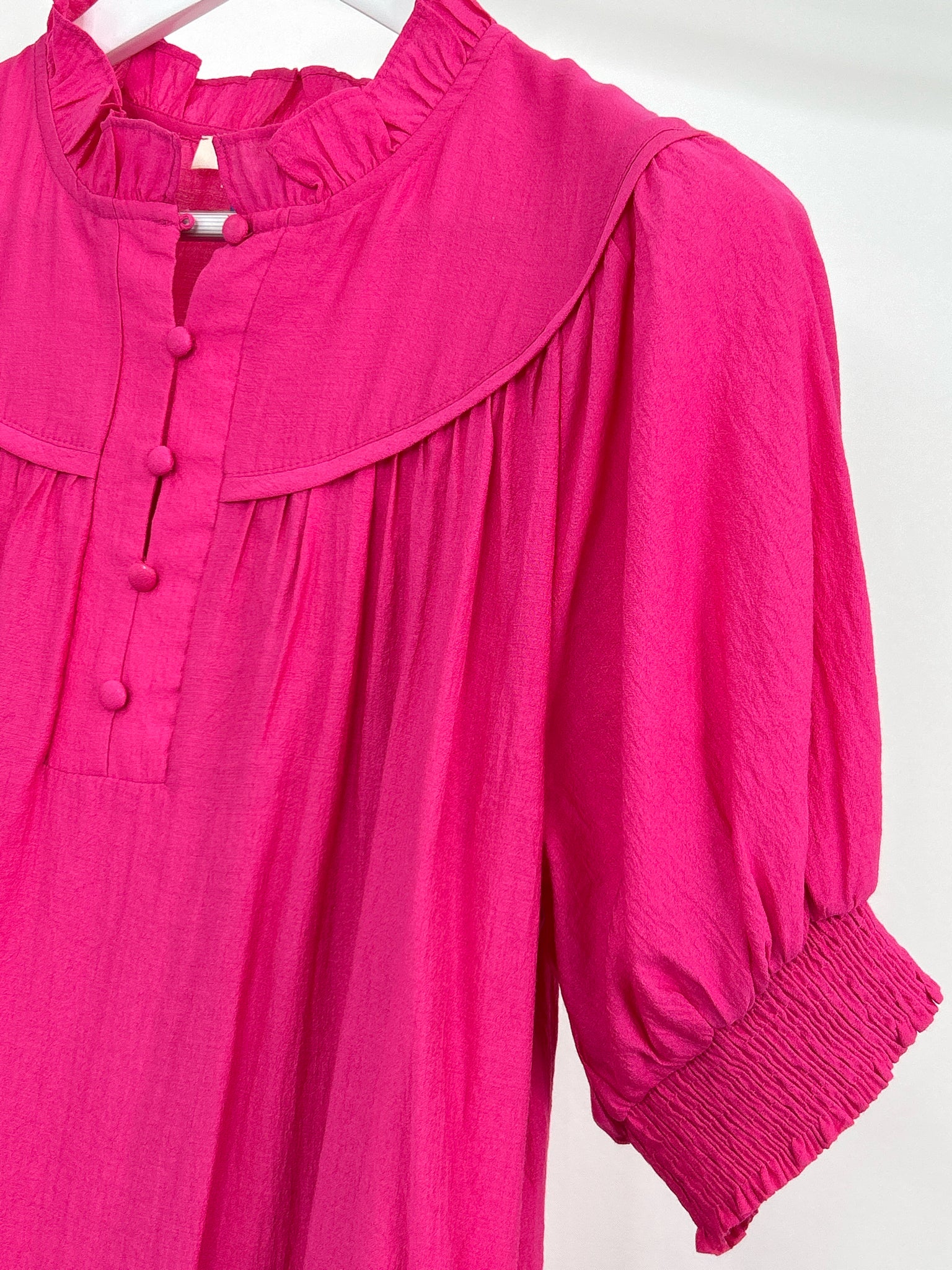 ENTRO Size S Hot Pink Women Dress