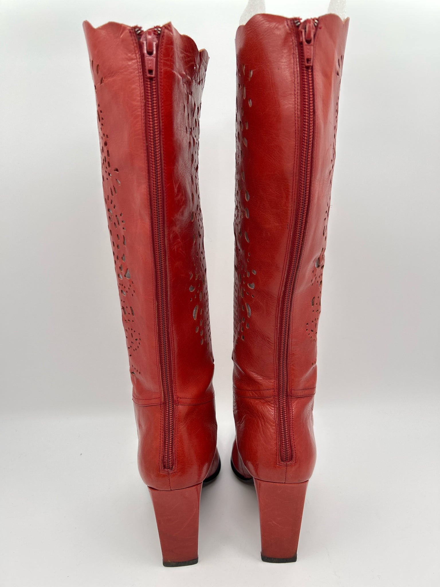 BELLINI Size 9M Red Orange Women Boots