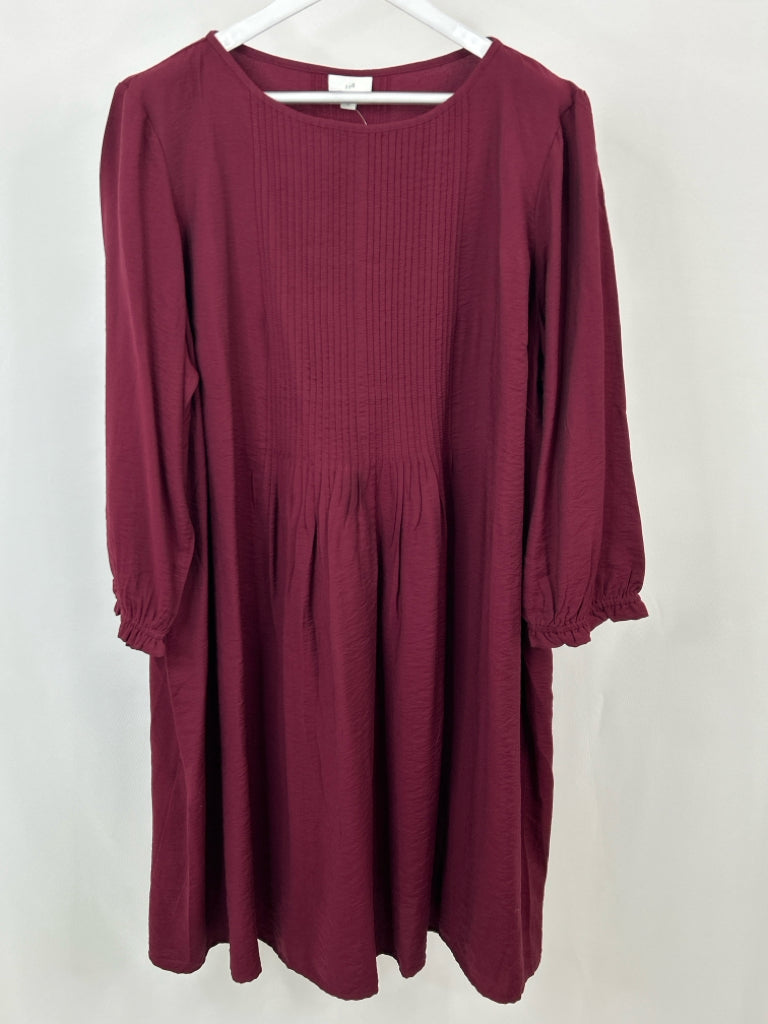 J JILL Women Size 3X Cranberry Dress