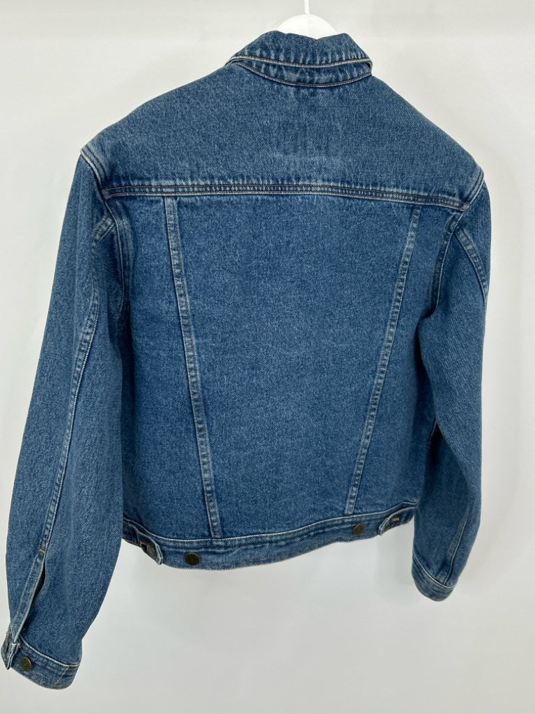 EDDIE BAUER Women Size S Blue Denim Jean Jacket