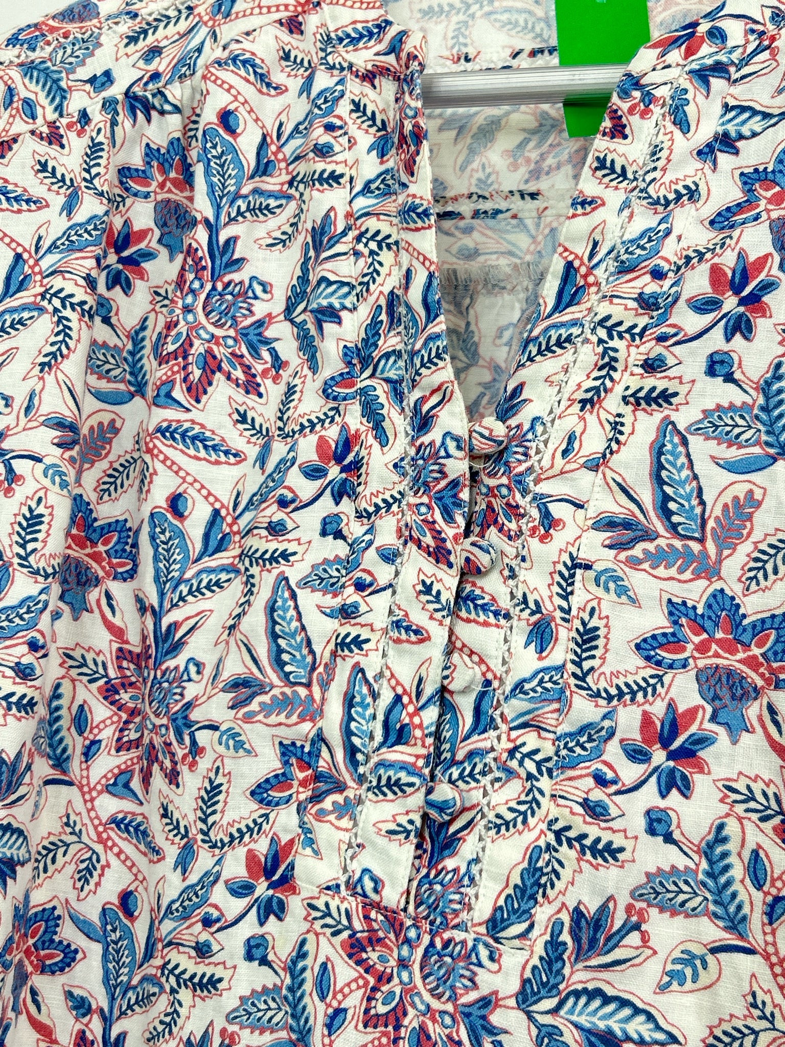 J. McLaughlin Size M White Floral Women Dress
