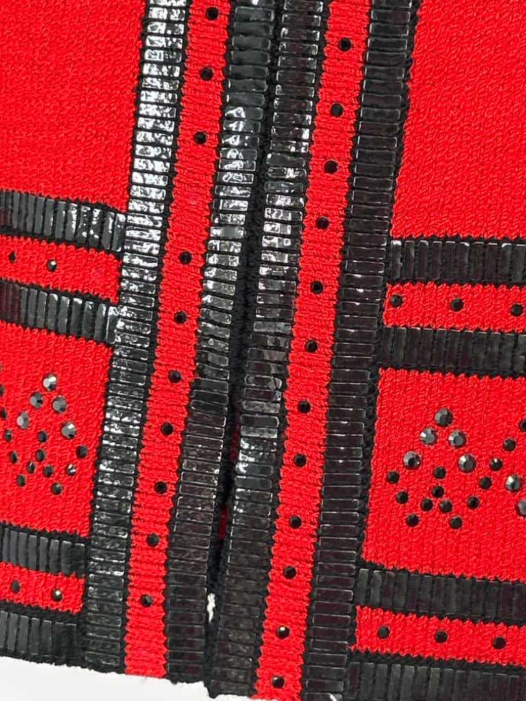 Toula Size 4P Red Women's Cardigan
