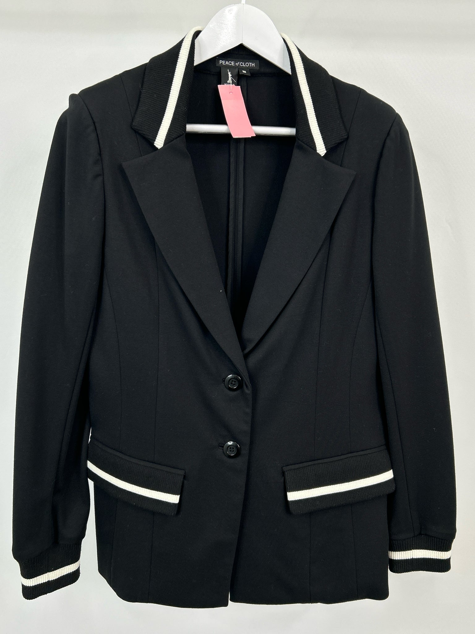 PEACE OF CLOTH Size M Black Women Jacket