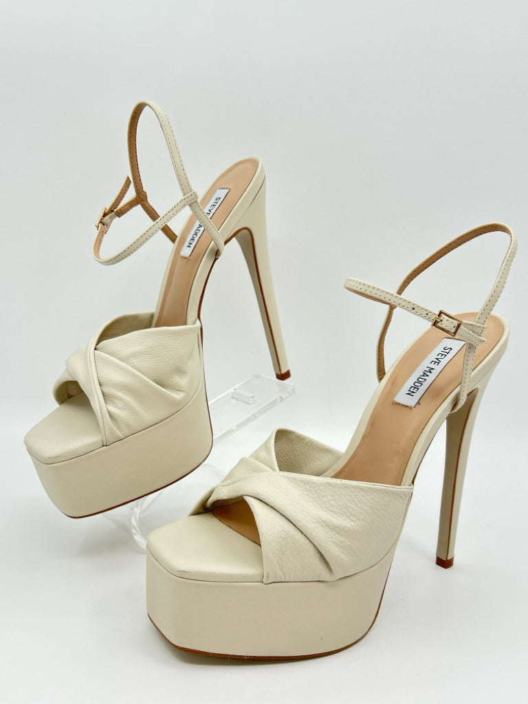 STEVE MADDEN Size 10M BONE Women's Sandal