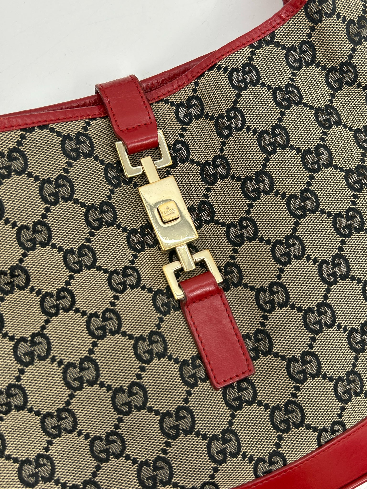 GUCCI NAVY & RED Women Purse