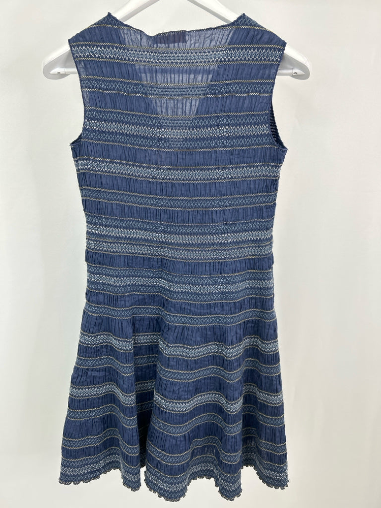TORY BURCH Size 0 Blue Women's Dress NWT