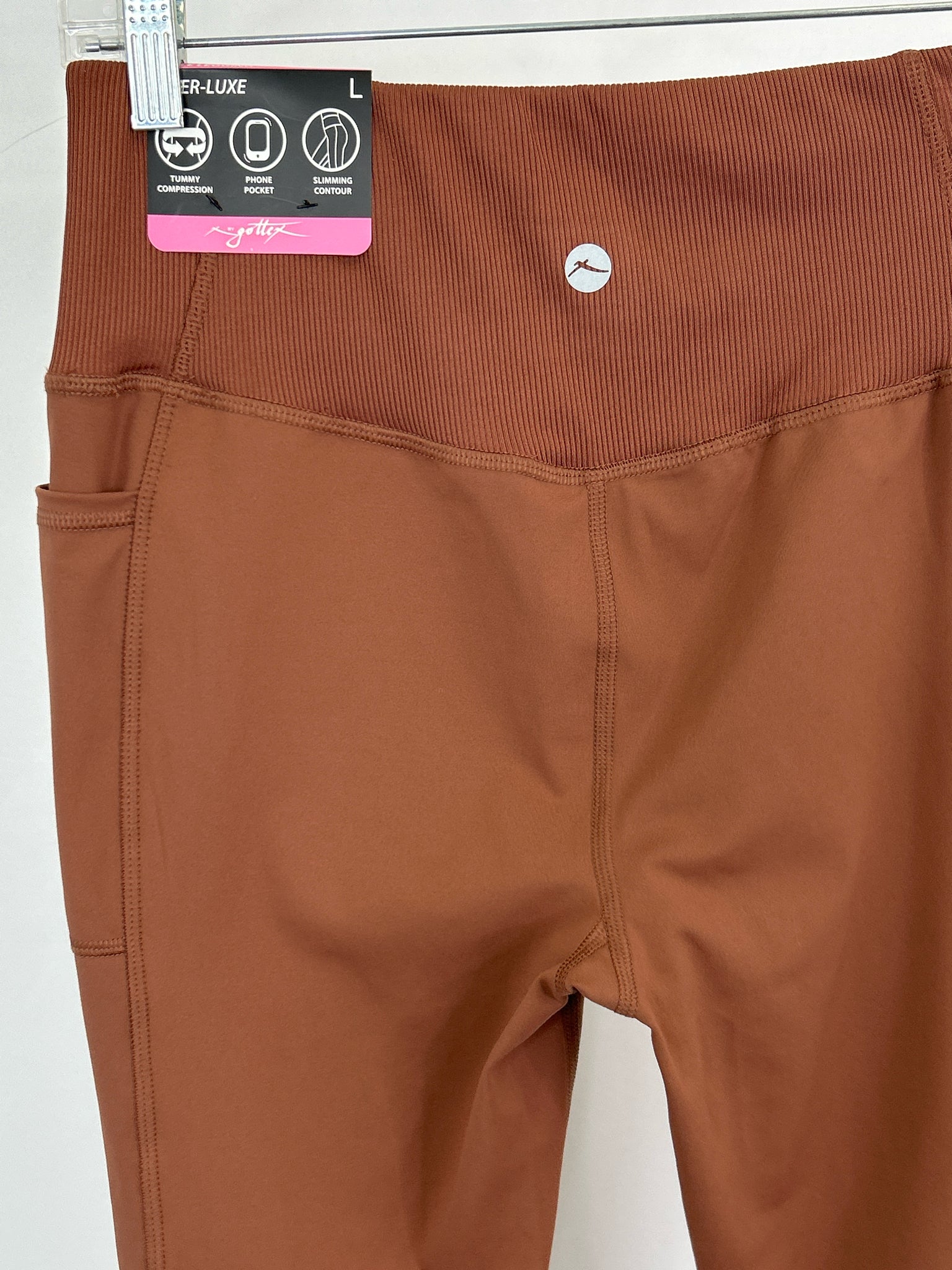 BY GOTTEX Size L Camel Women Workout