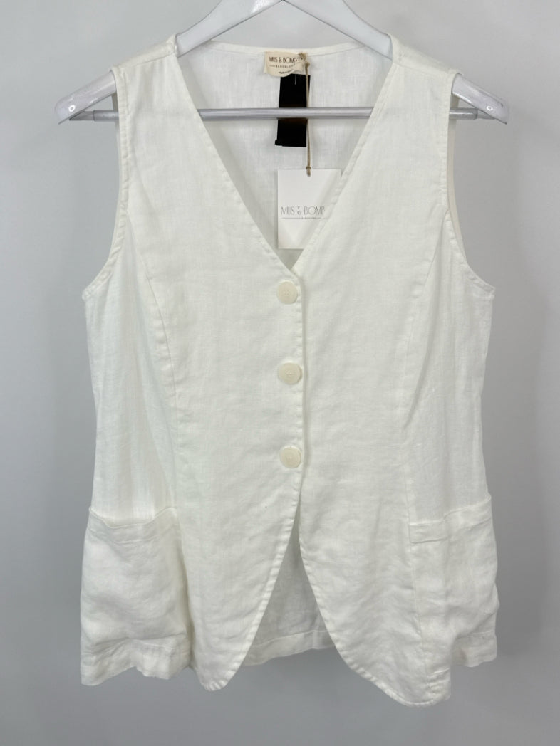 Mus & Bomdon Size L White Women Top
