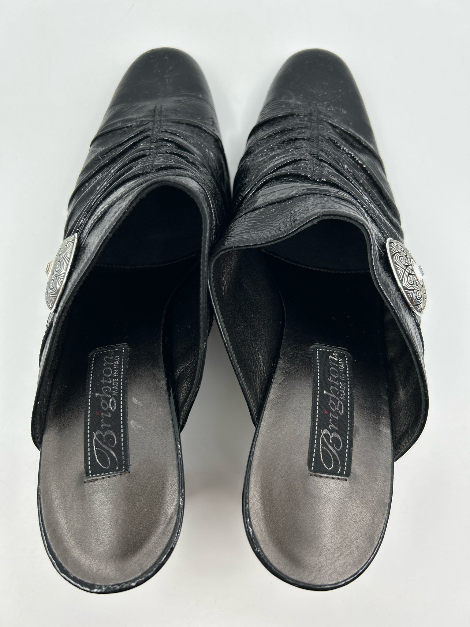 BRIGHTON Size 8.5 Black Women Shoes