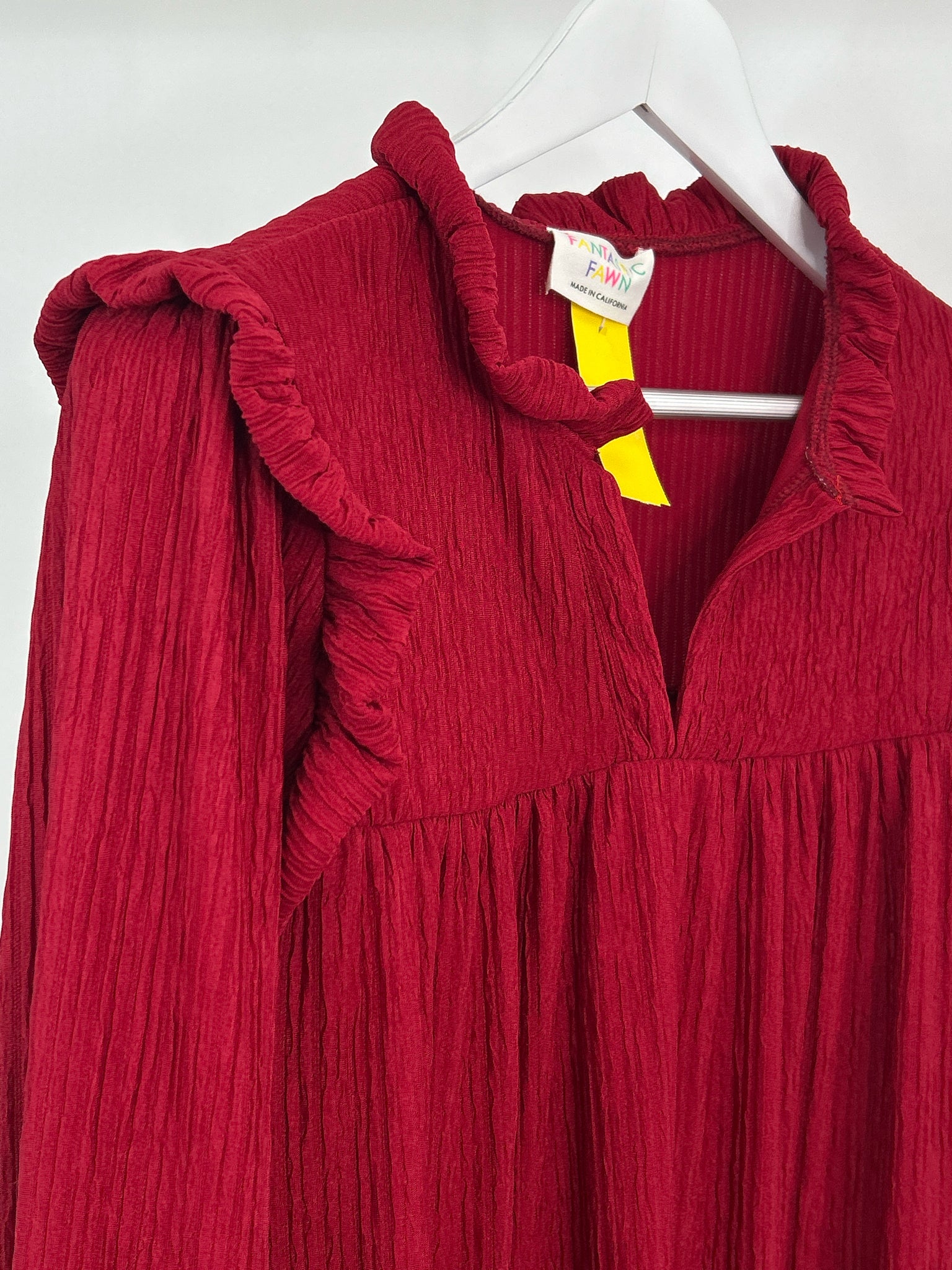 FANTASTIC FAWN Size M Red Women Dress