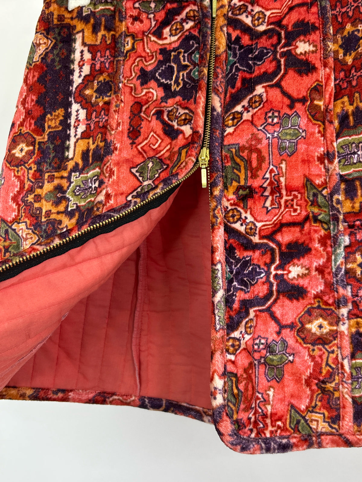 LOVE THE LABEL Size M Coral Print Women Skirt