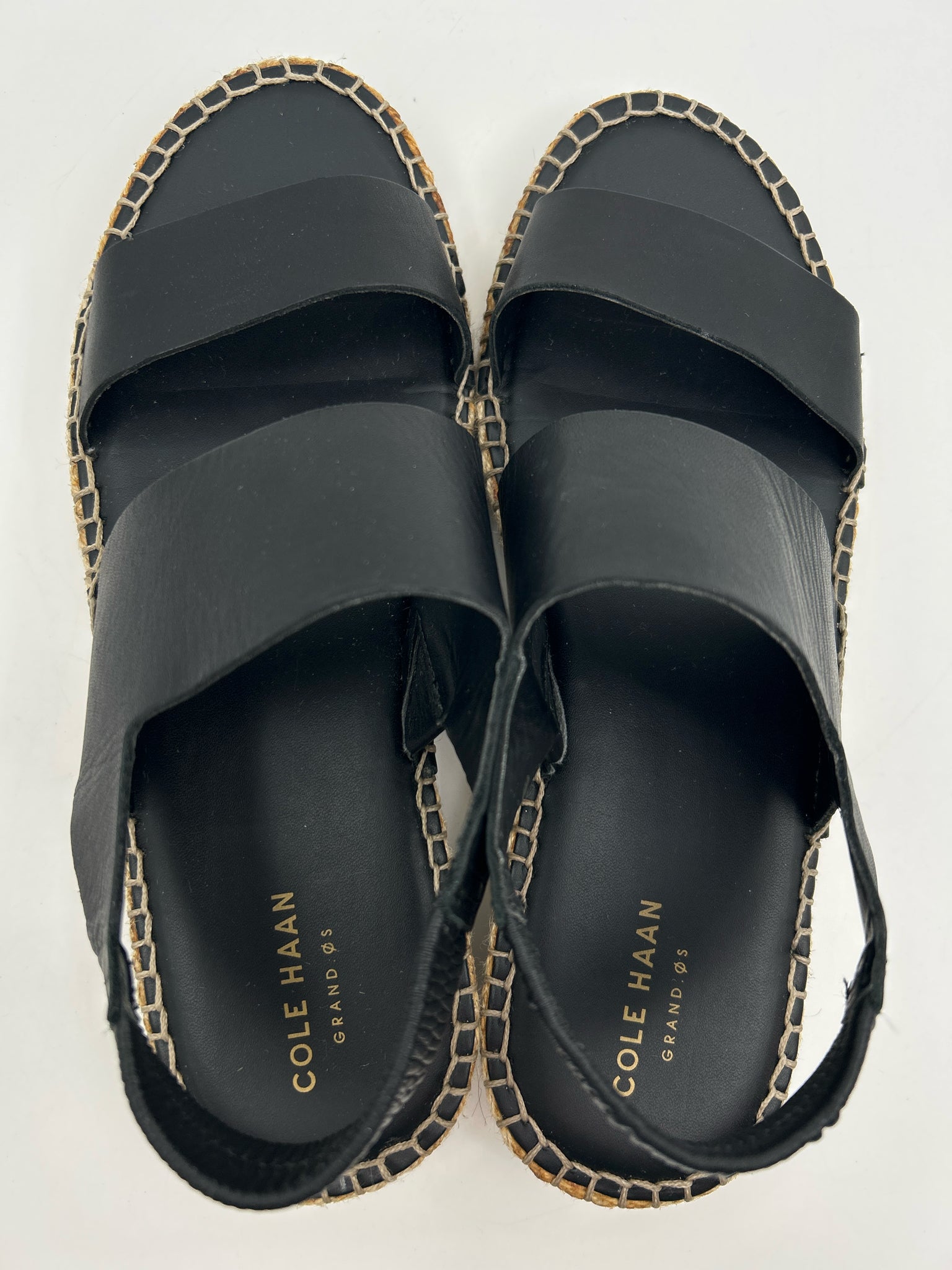 COLE HAAN Size 8B Black Women Sandal