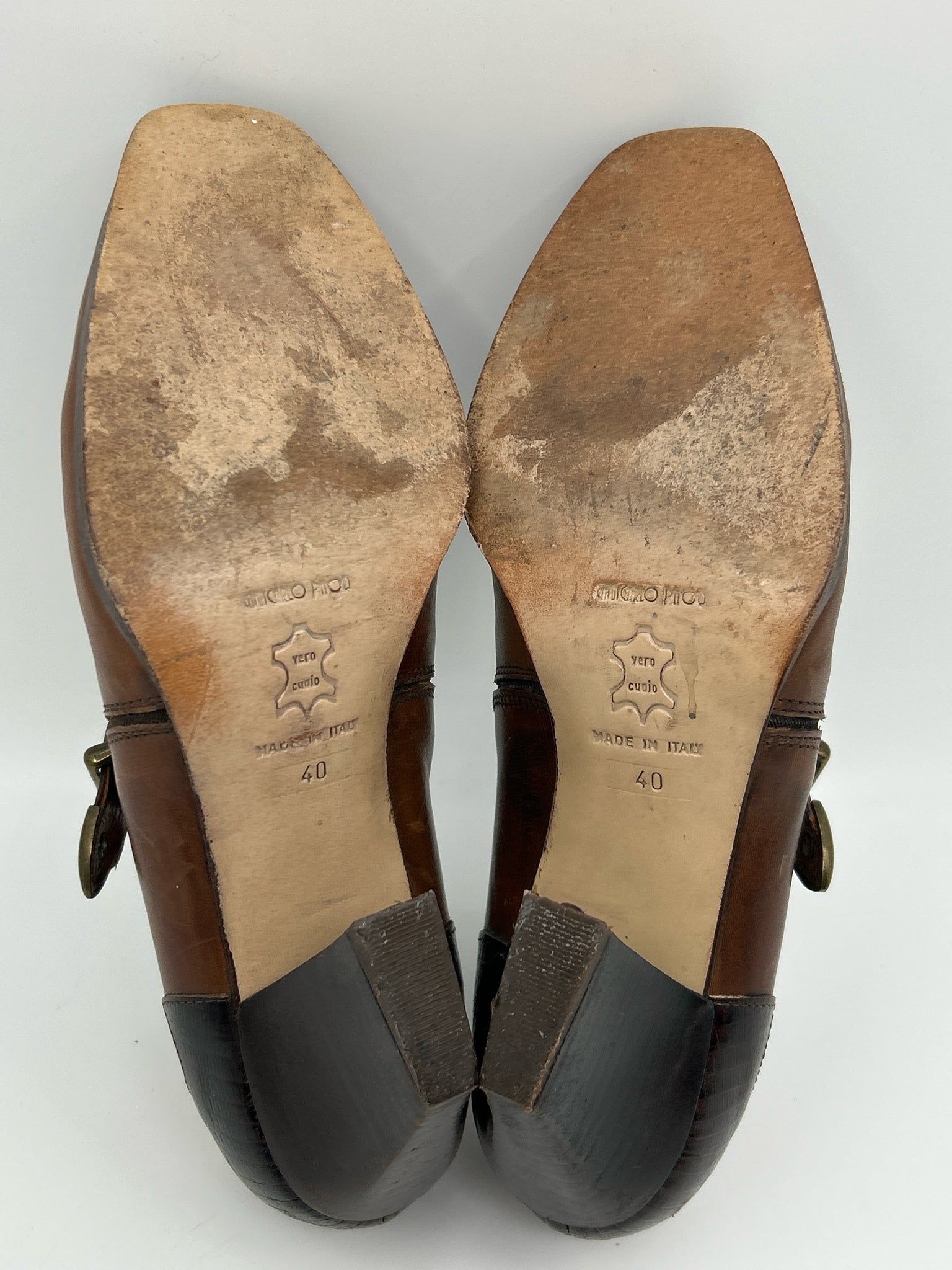 GIANCARLO PAOLI Size 40 Brown Women Shoes