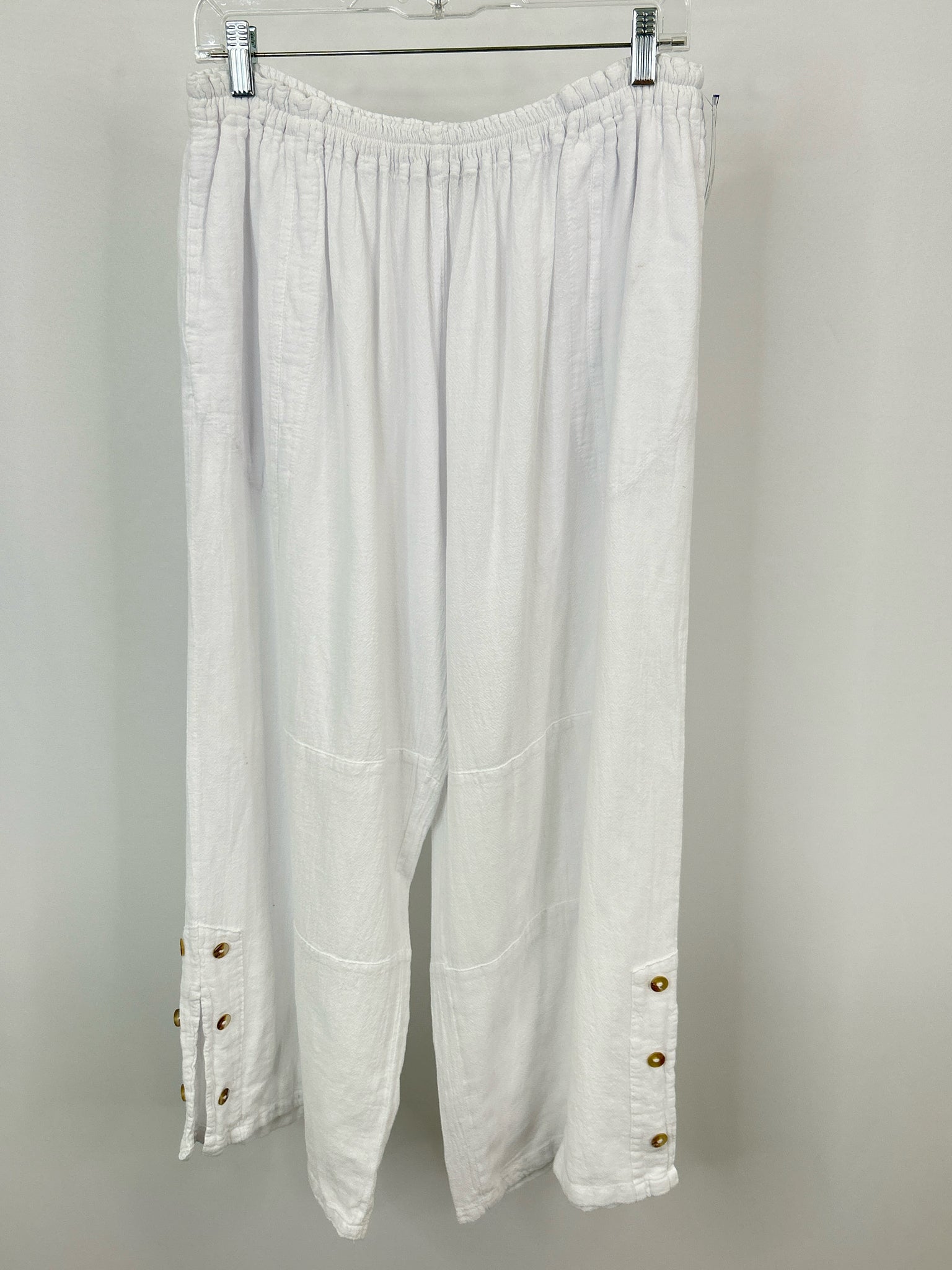COTTONWAYS Size XL White Women Pants