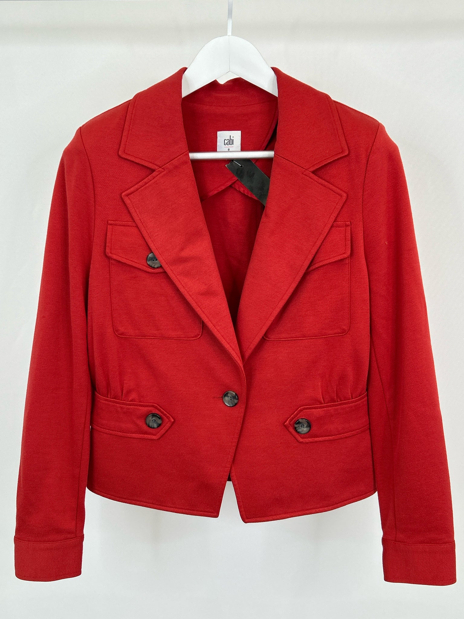 CABI Size 8 Red Women Jacket