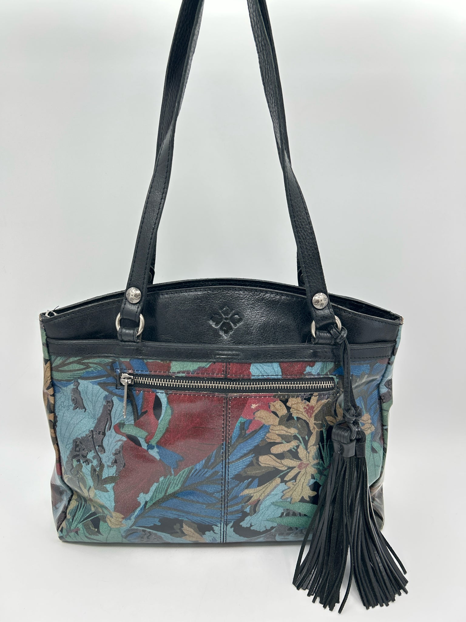 PATRICIA NASH blue and black Women Tote