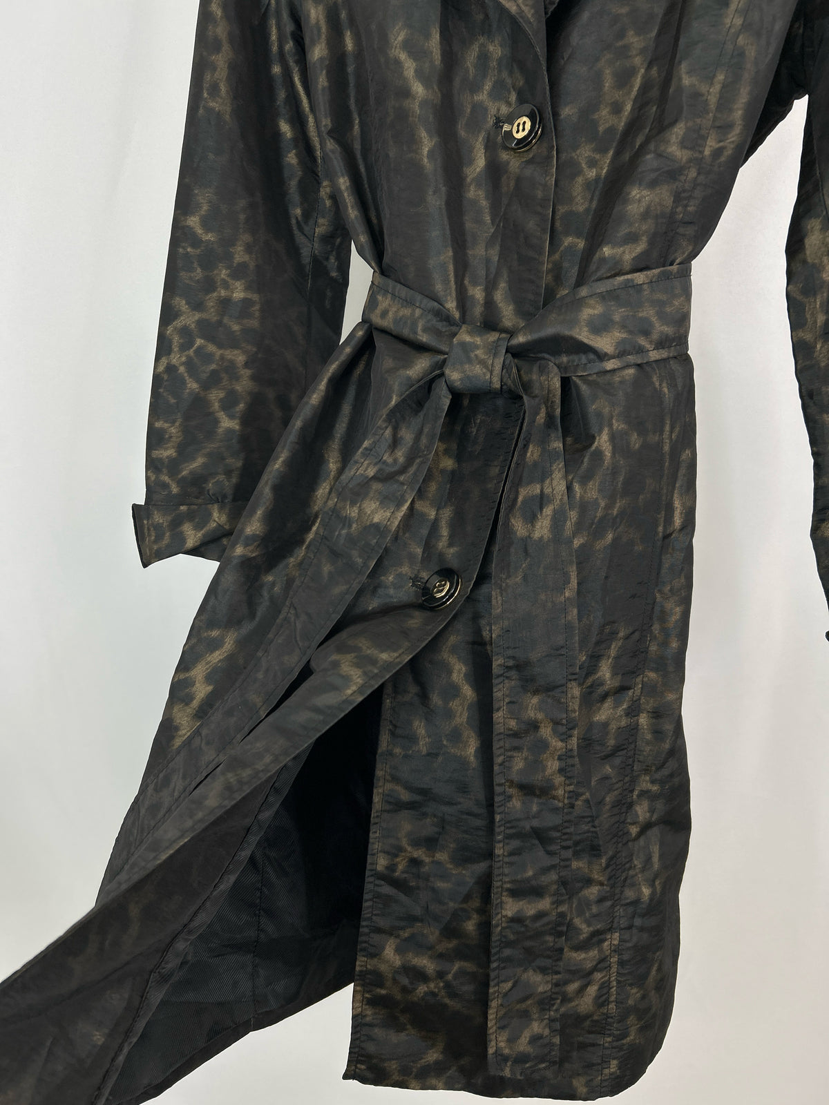 ELLEN TRACY Size M BRONZE AND BLACK Women Coat