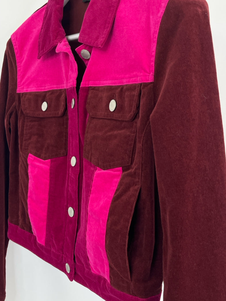 INC Women Size M Maroon Jacket