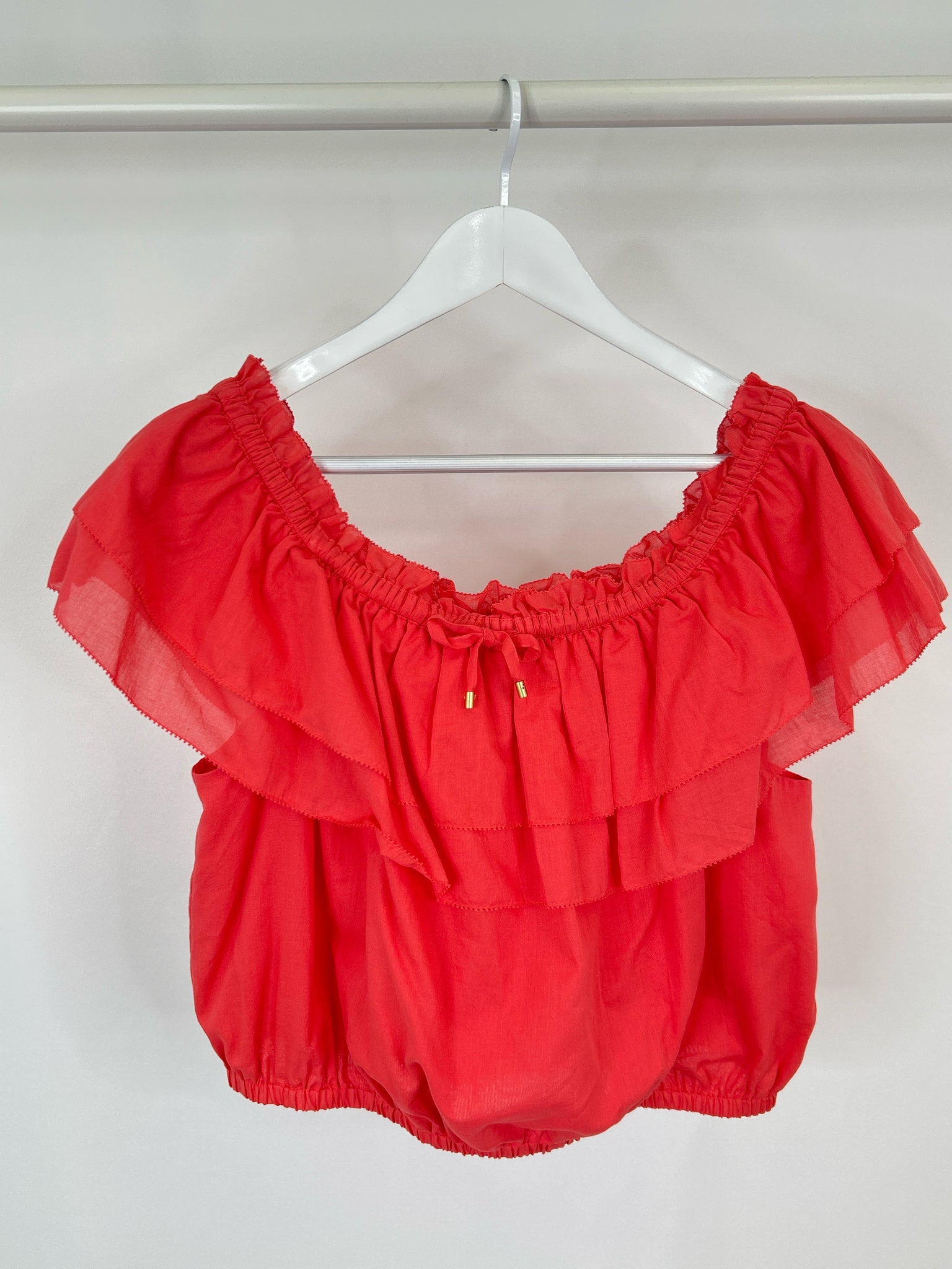 TRINA TURK Size L Coral Women Top