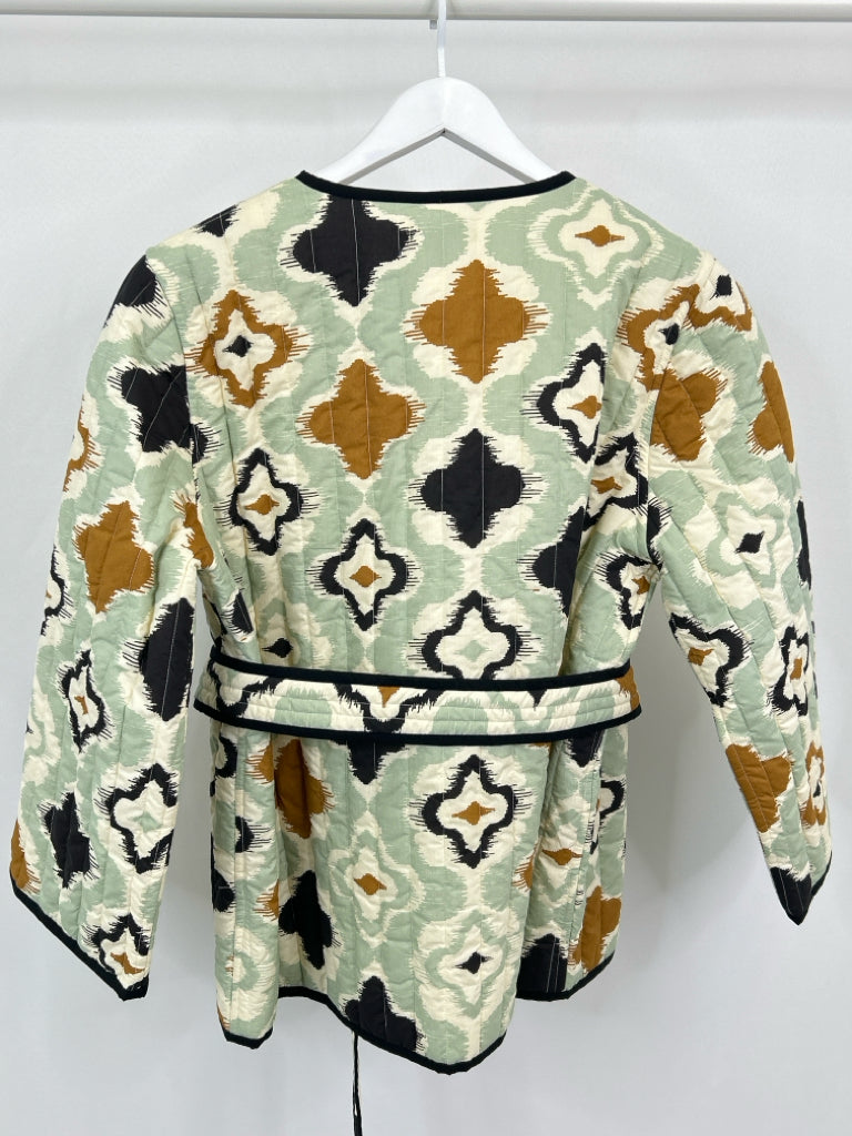 MASAI Size L Green Print Jacket