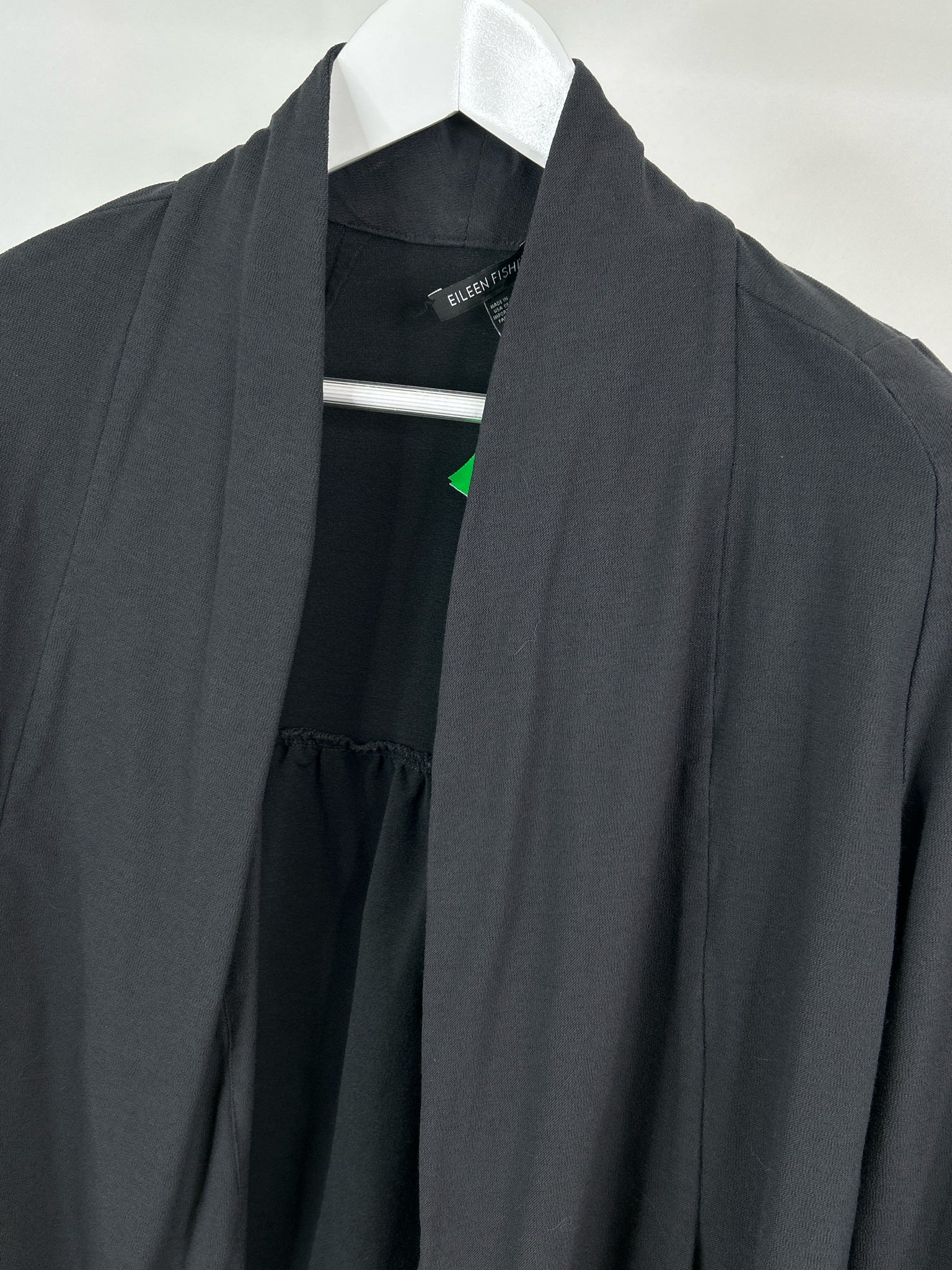 EILEEN FISHER Size M Charcoal Women Jacket