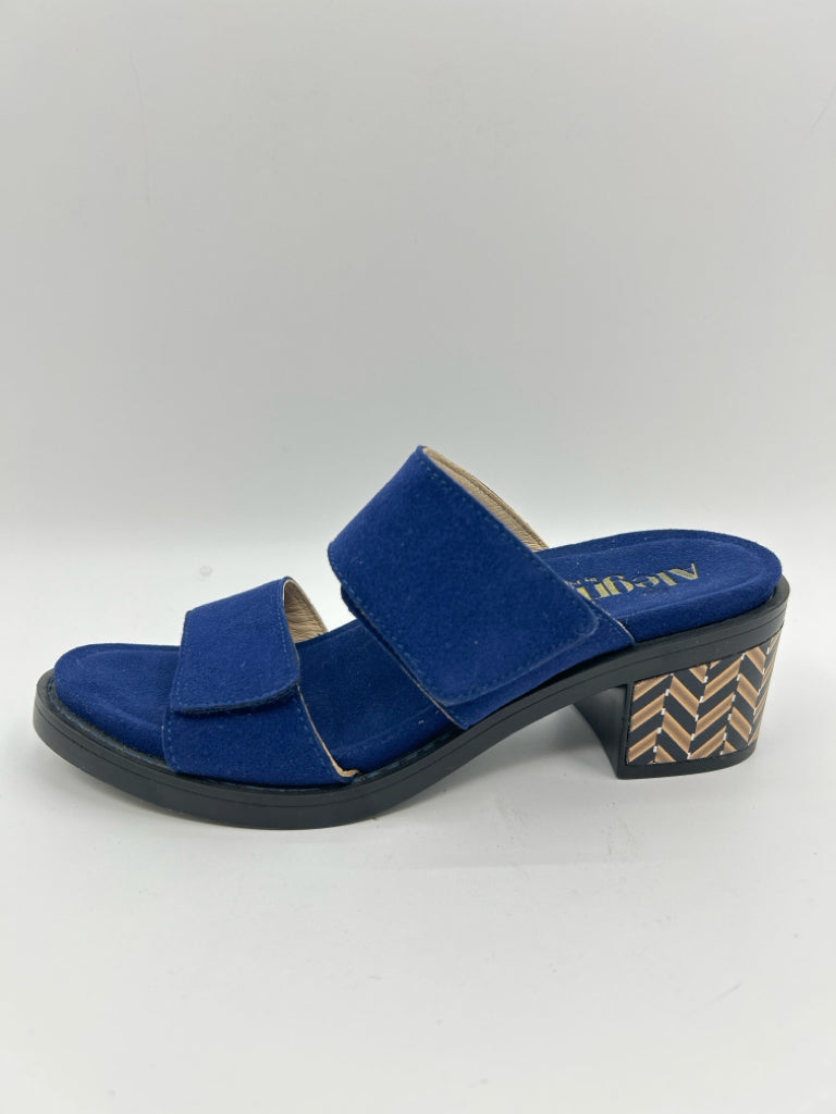 ALEGRIA Women Size 37 Royal Blue Sandal