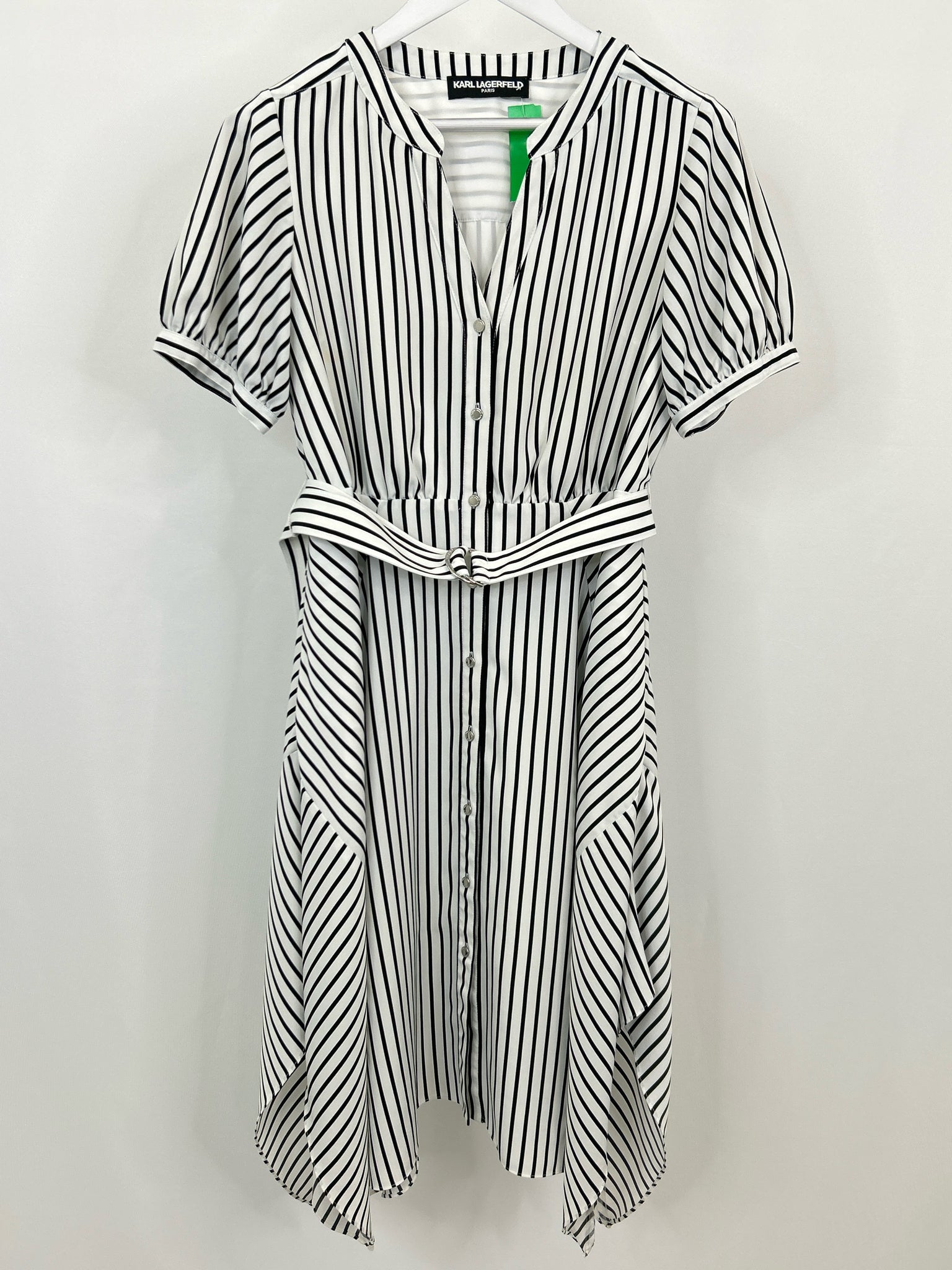 KARL LAGERFELD Size M White & Black Women Dress