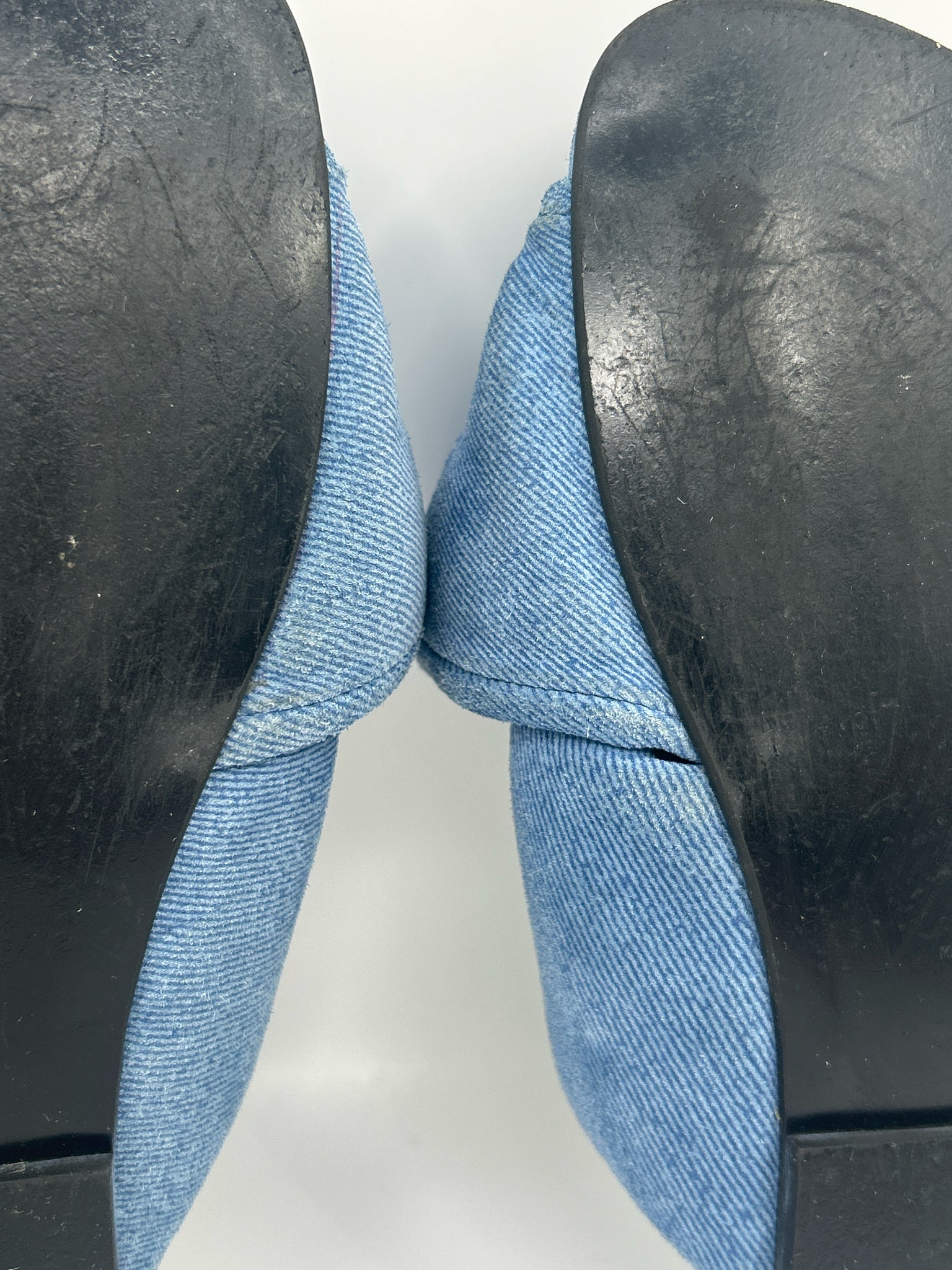 JW ANDERSON Size 38 BLUE DENIM Women Sandal