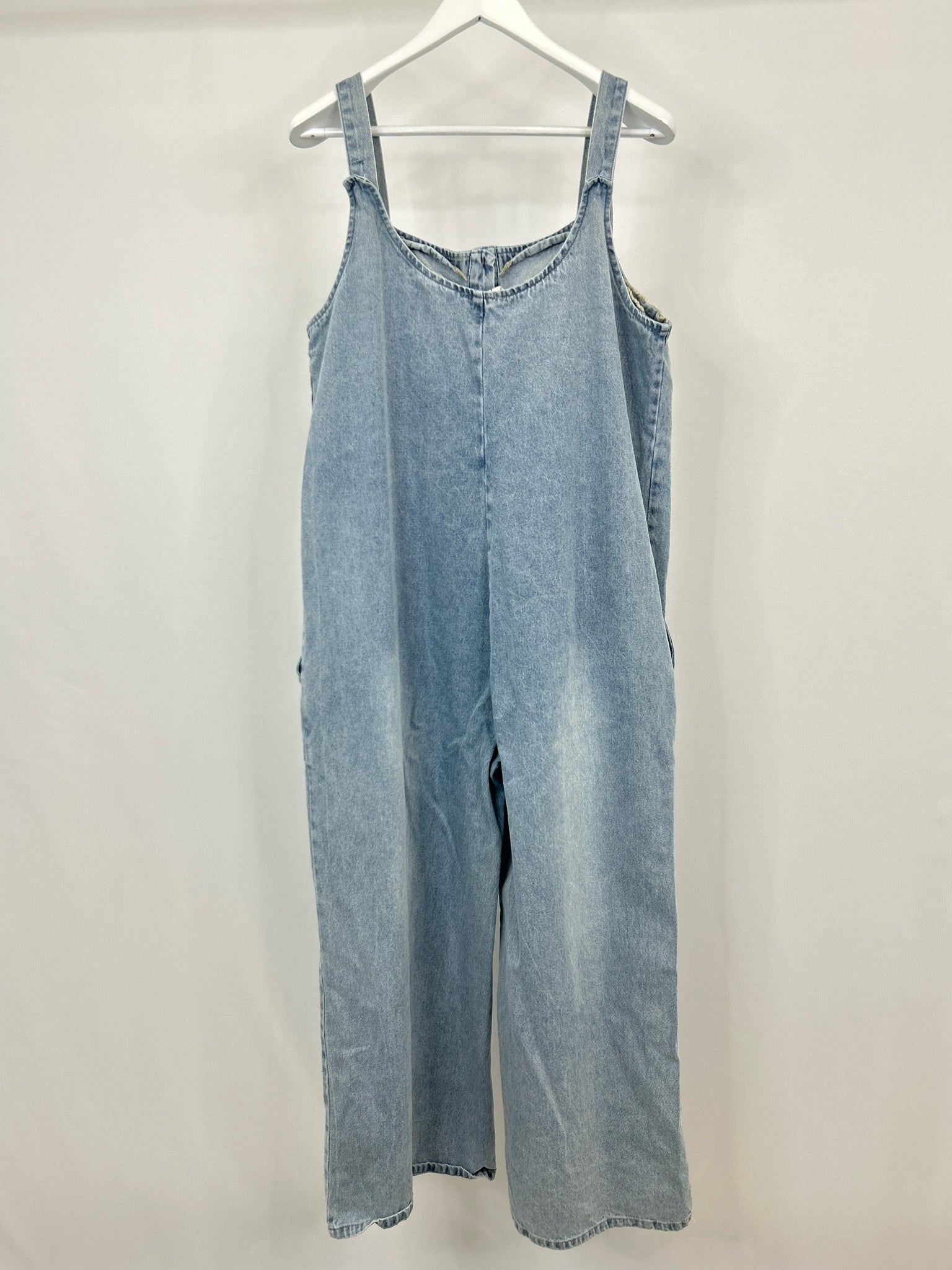 BIBI Size M BLUE DENIM Women Jumpsuit