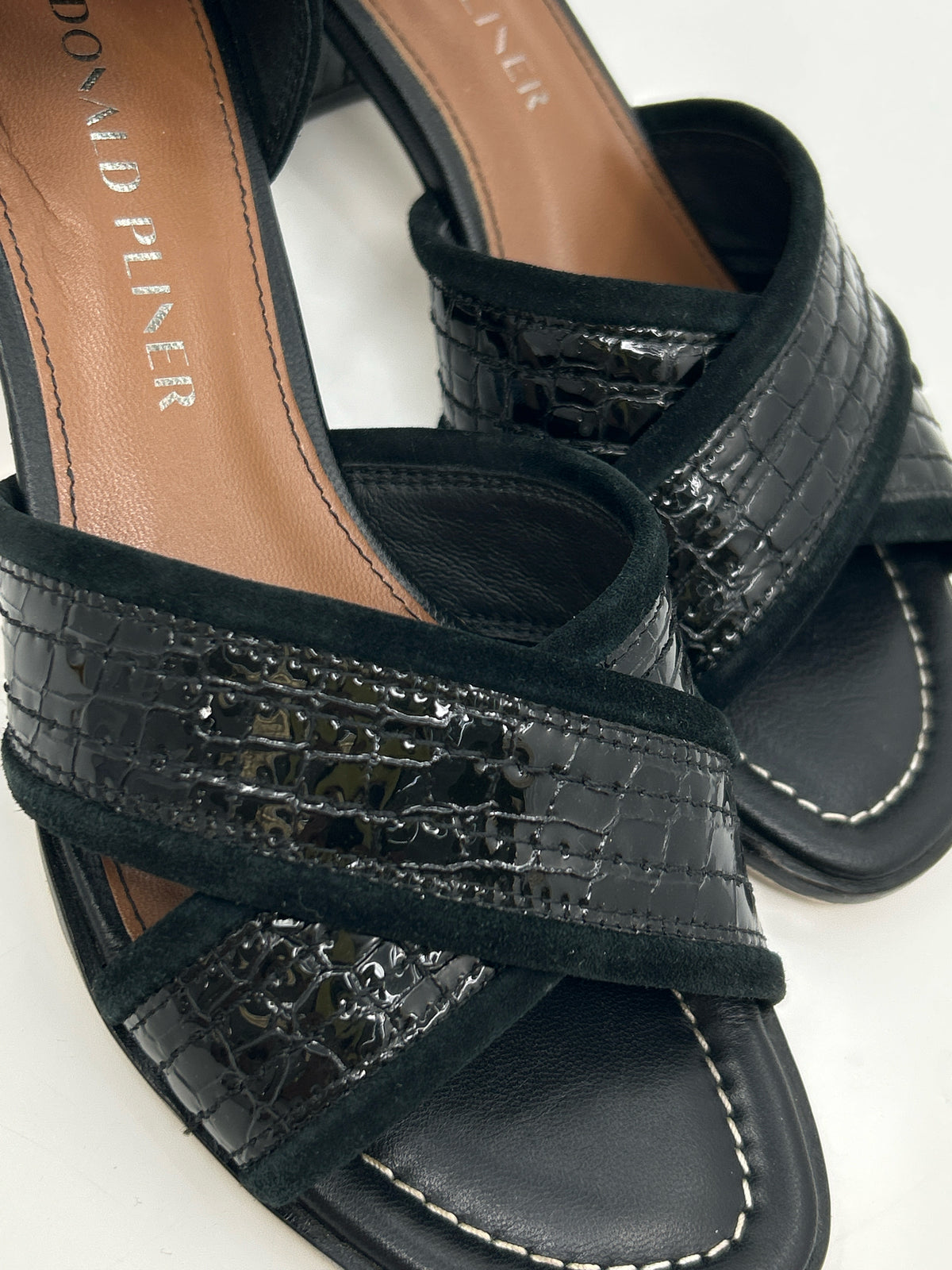 DONALD PLINER Size 6M Black Women Sandal