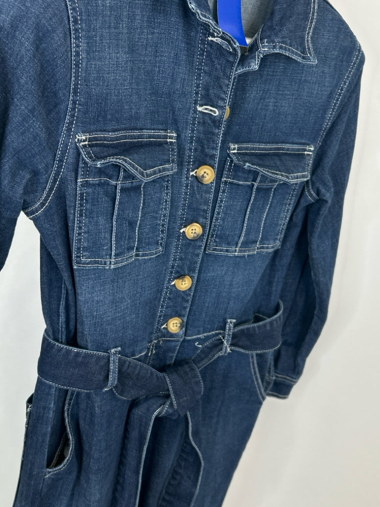 GB Women Size XS BLUE DENIM Jumpsuit