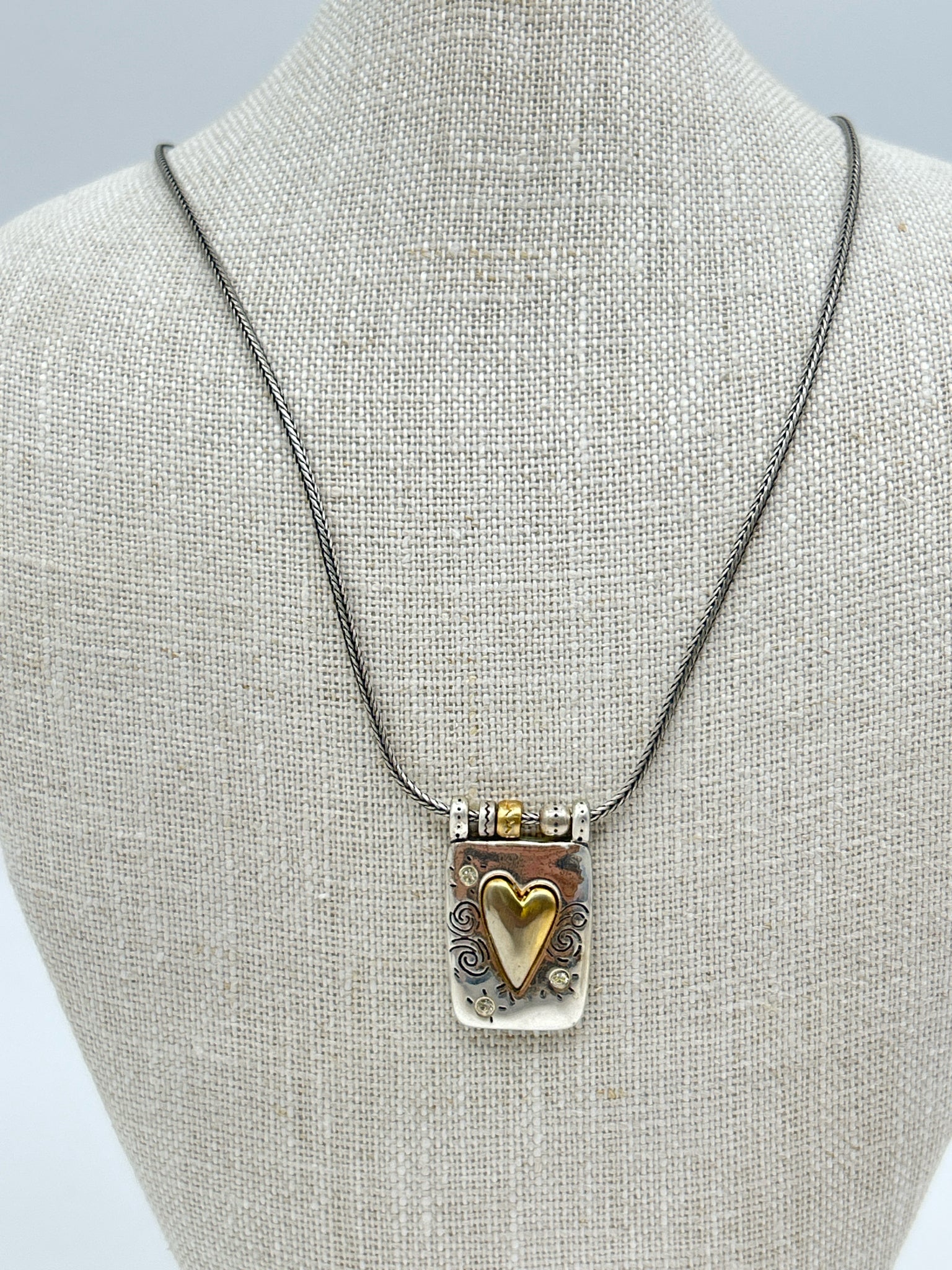 BRIGHTON Silver and Gold Necklace