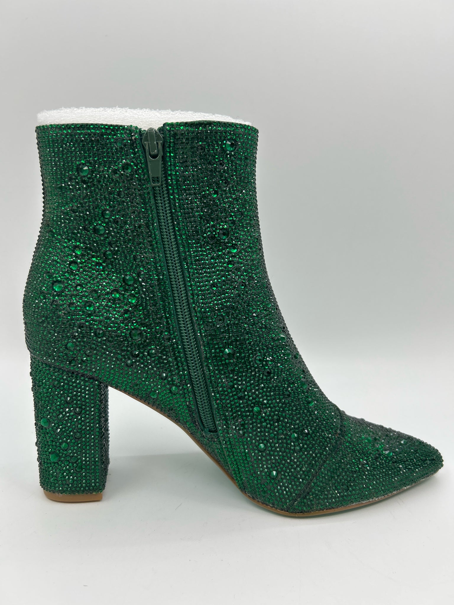 BETSEY JOHNSON Size 8M Green Women Booties