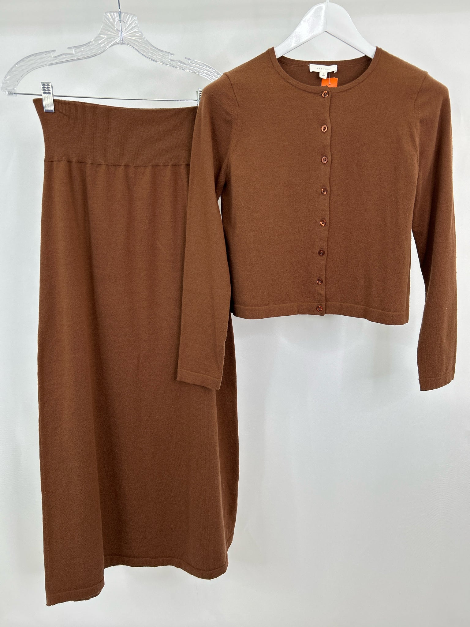ALL:ROW Size L Brown Women 2-Piece w/skirt