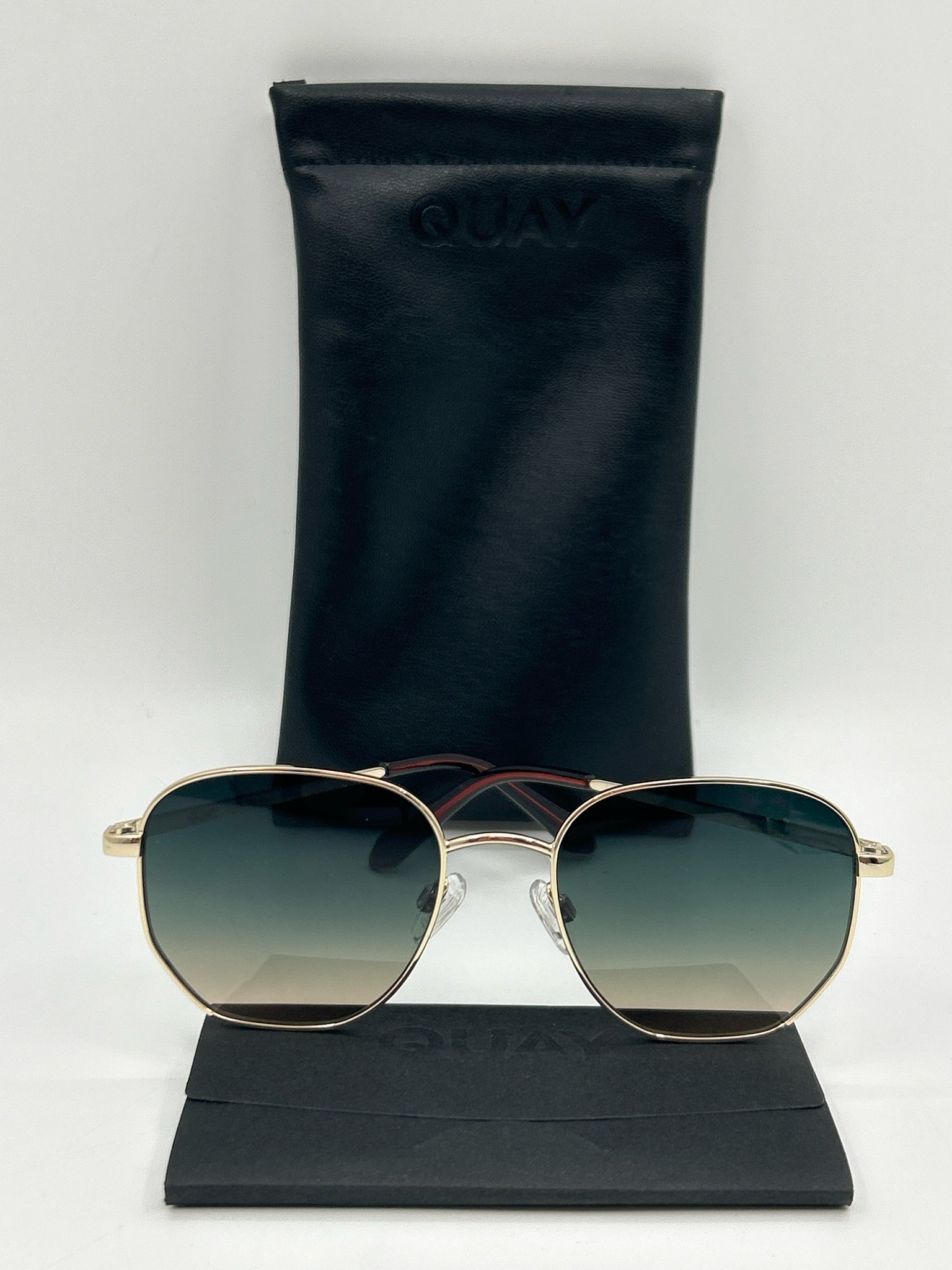 QUAY Gold Sunglasses