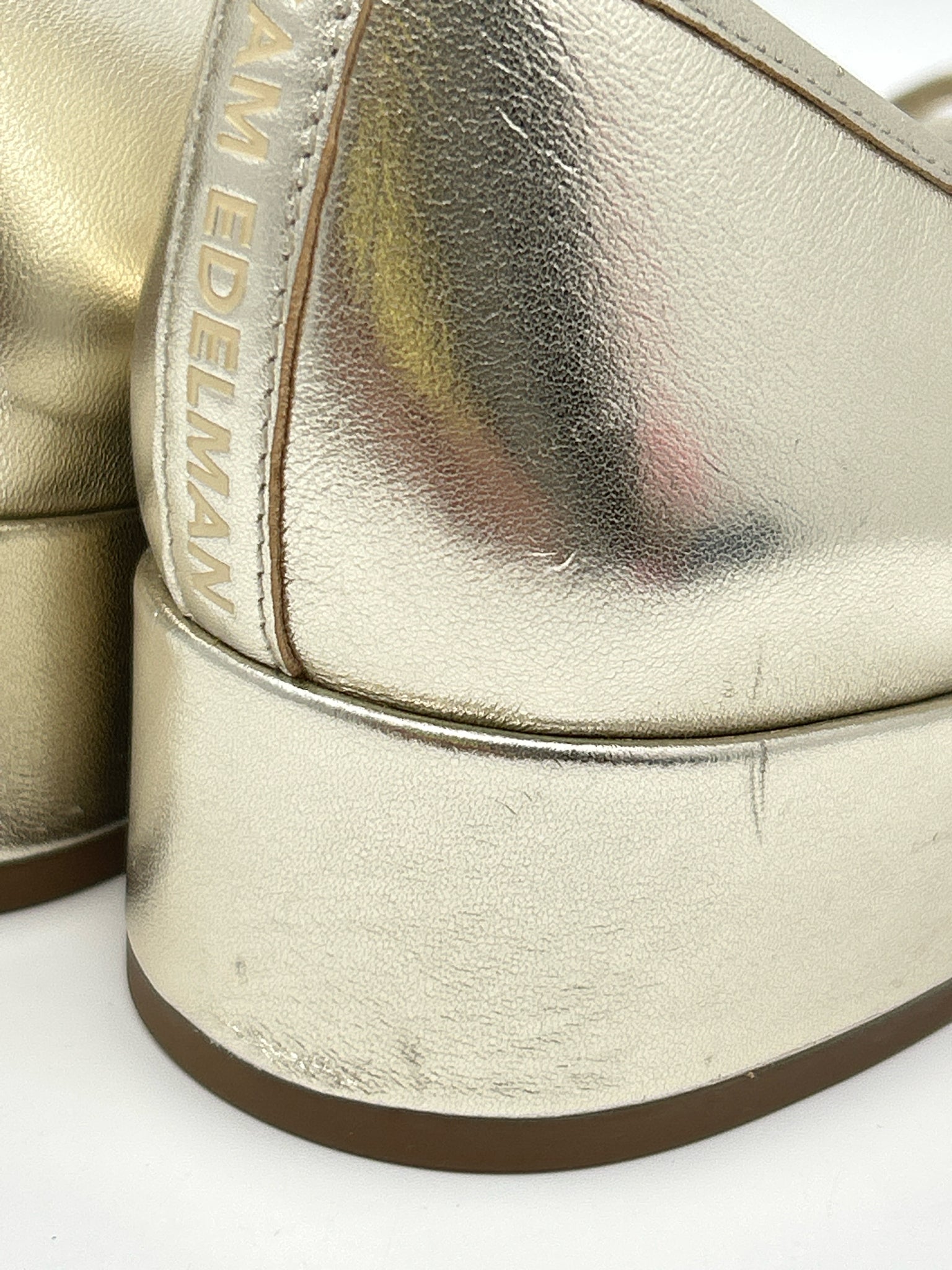 SAM EDELMAN Size 10 gold metallic Women Pumps