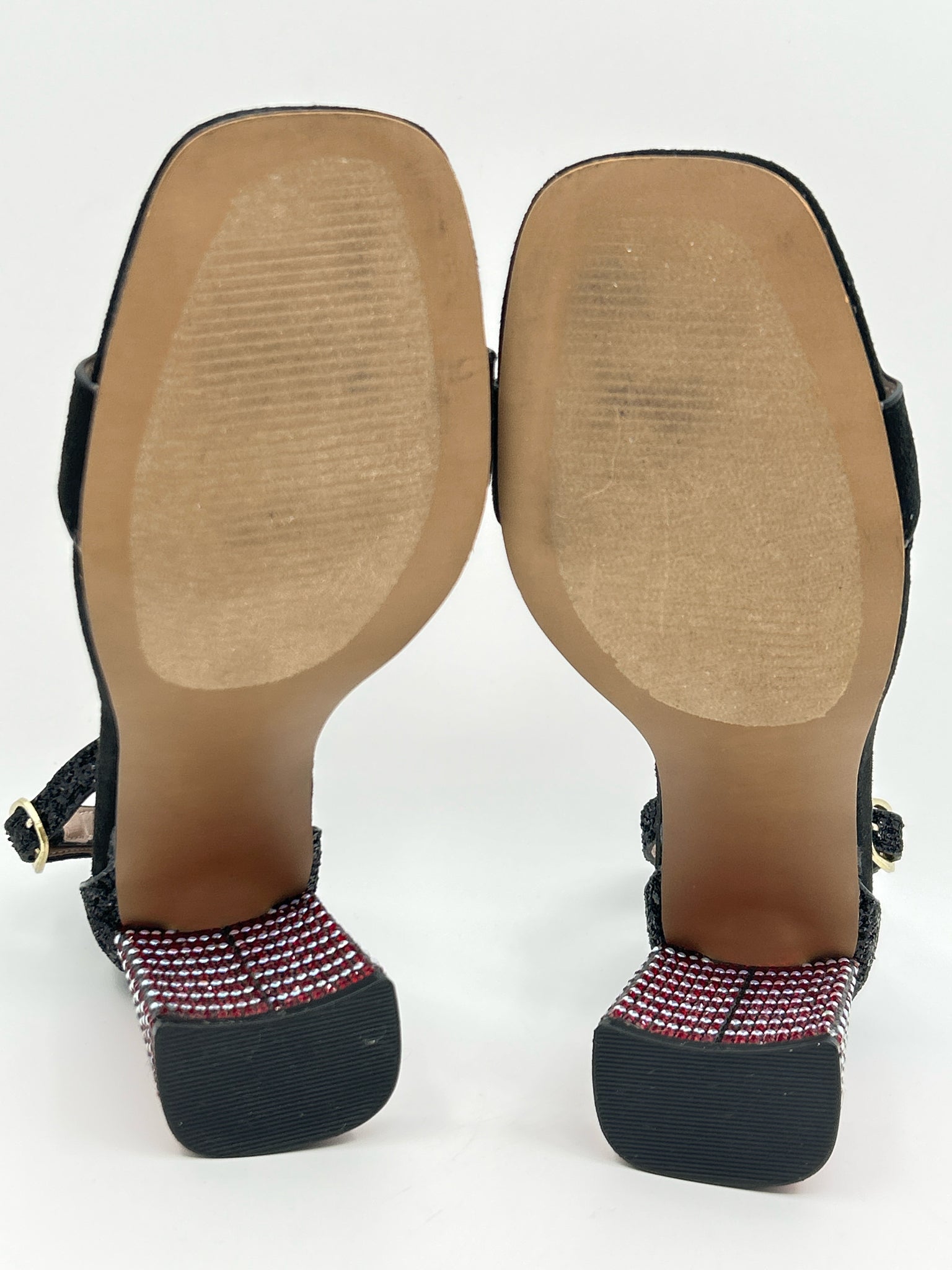 BETSEY JOHNSON Size 8M Black & Red Women Pumps