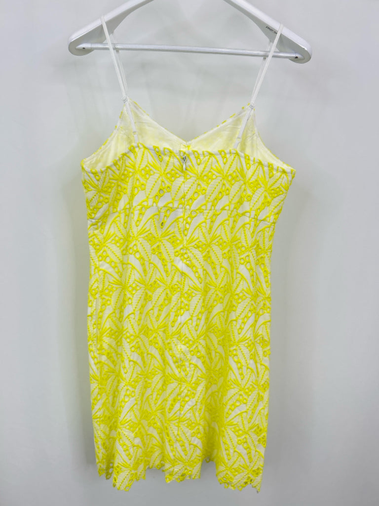 CROWN & IVY Women Size 16 Yellow Dress NWT