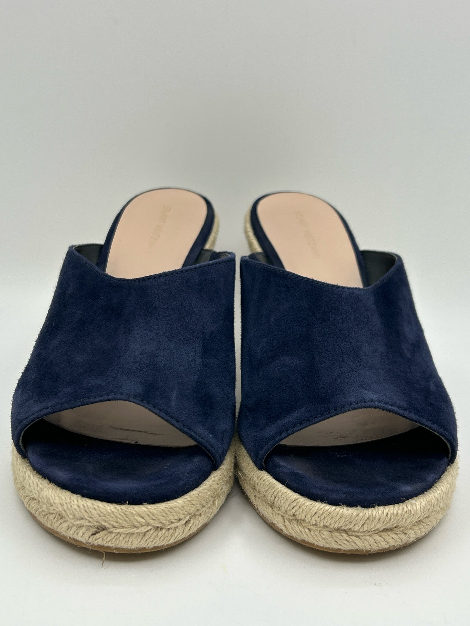 STUART WEITZMAN Size 9.5B Navy Women Sandal